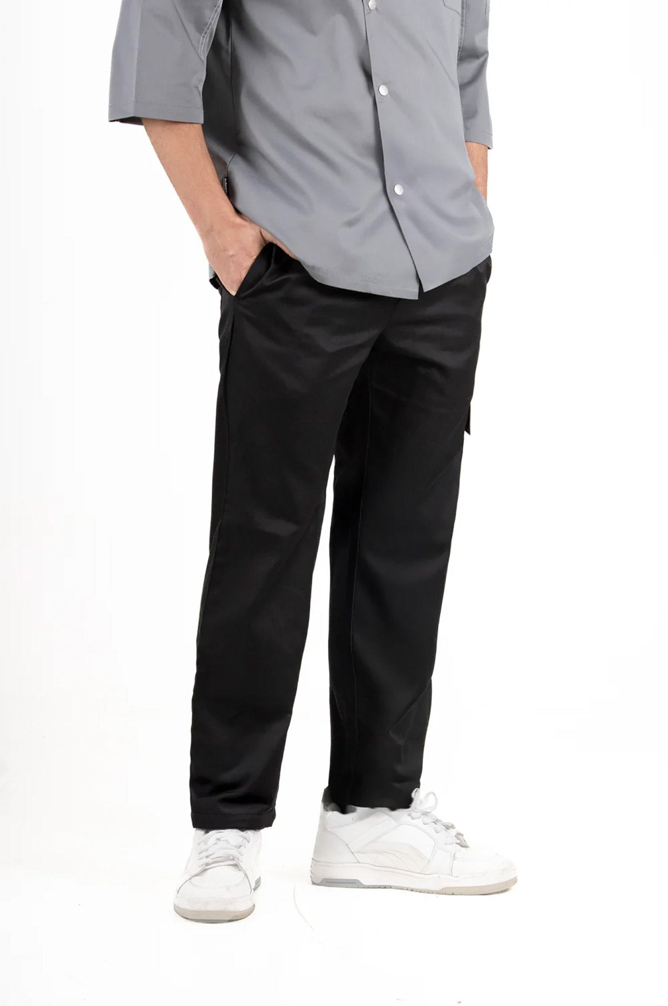 PANTALON DELHI CHEF CABALLERO #Color_Negro