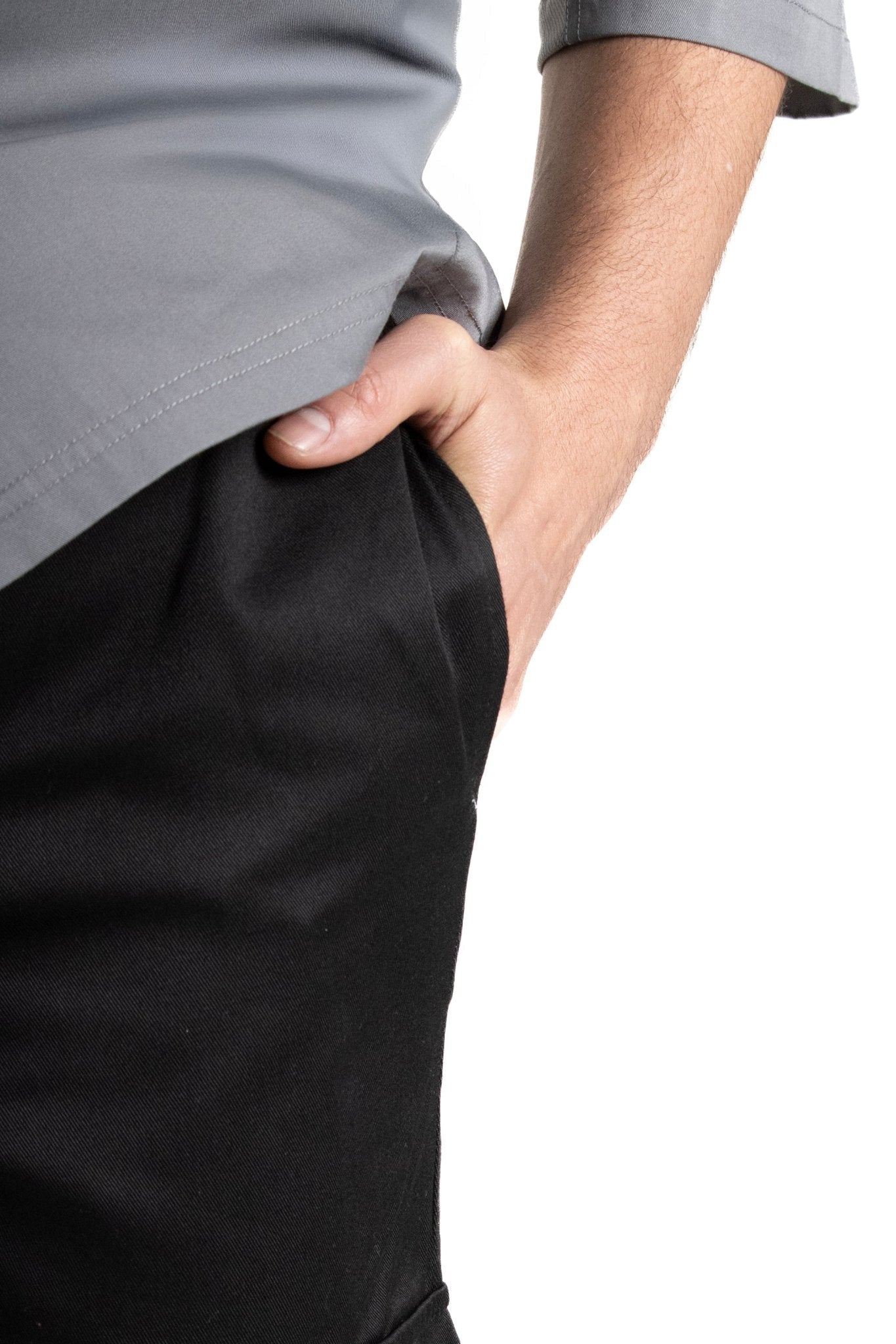 PANTALON DELHI CHEF CABALLERO #Color_Negro
