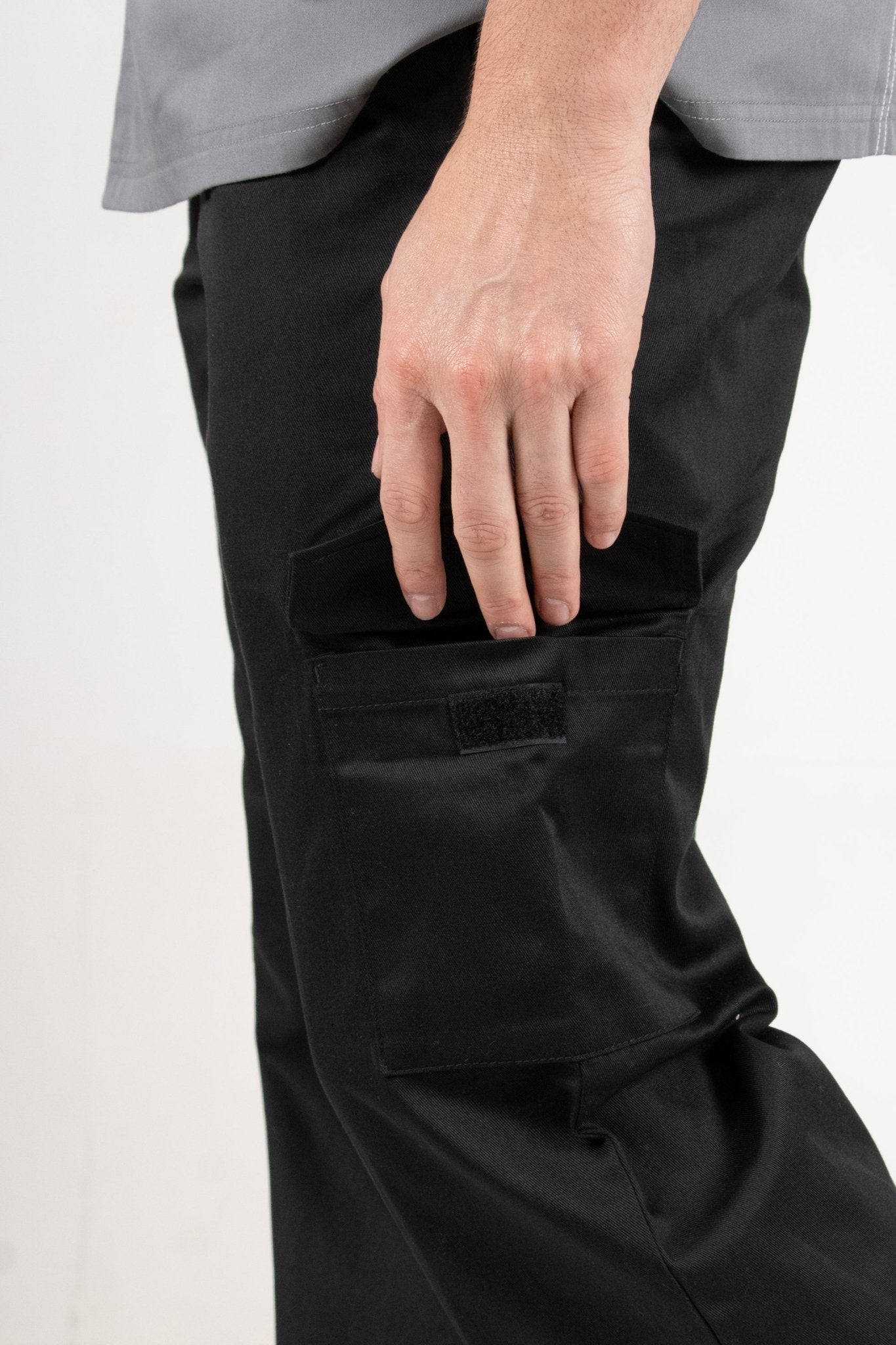 PANTALON DELHI CHEF CABALLERO #Color_Negro