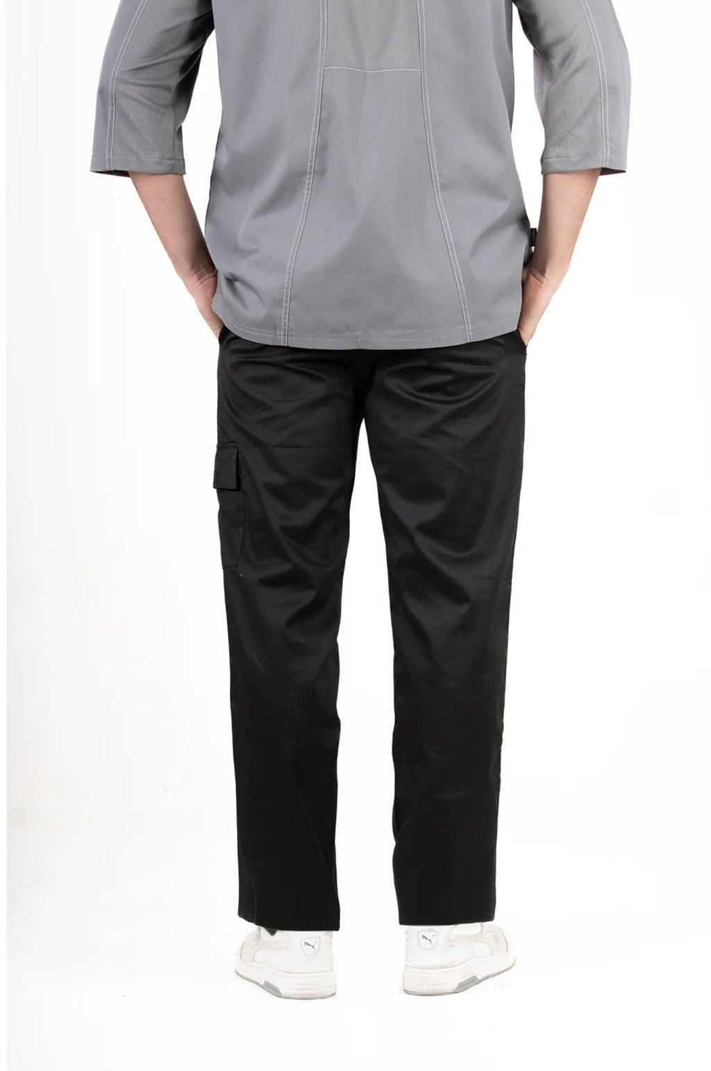 PANTALON DELHI CHEF CABALLERO #Color_Negro