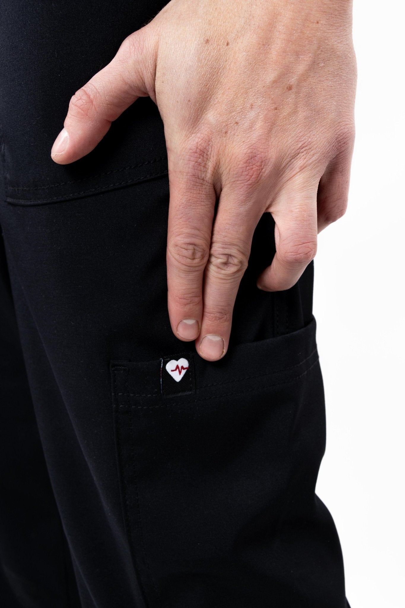 PANTALÓN MÉDICO JOGGER PARA SCRUB ATENAS HOMBRE #Color_Negro