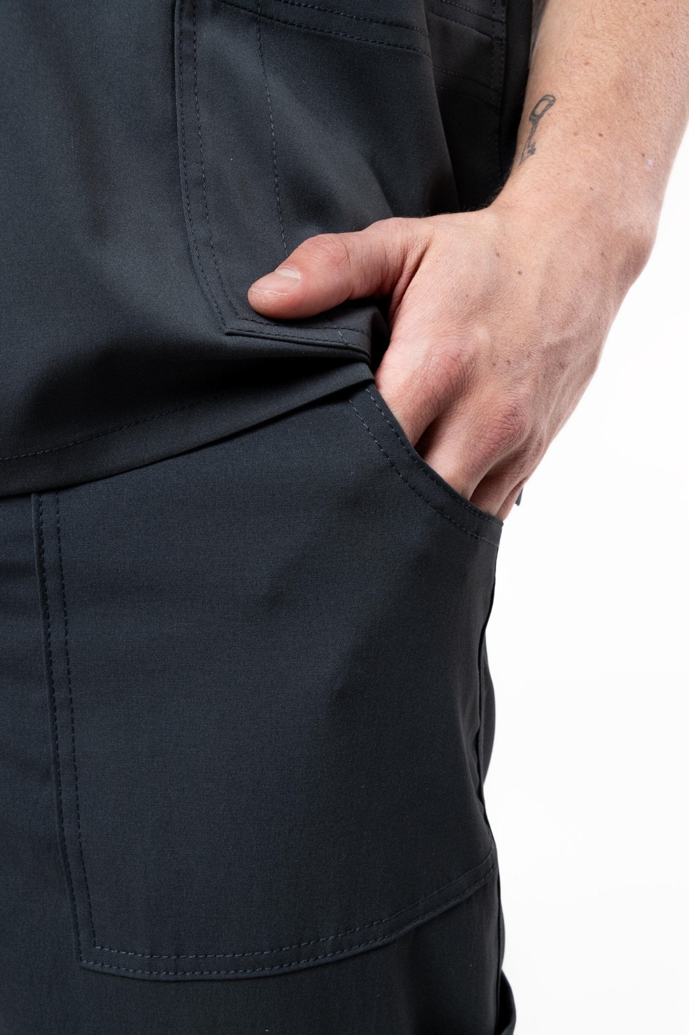 PANTALÓN MÉDICO JOGGER PARA SCRUB ATENAS HOMBRE #Color_Gris