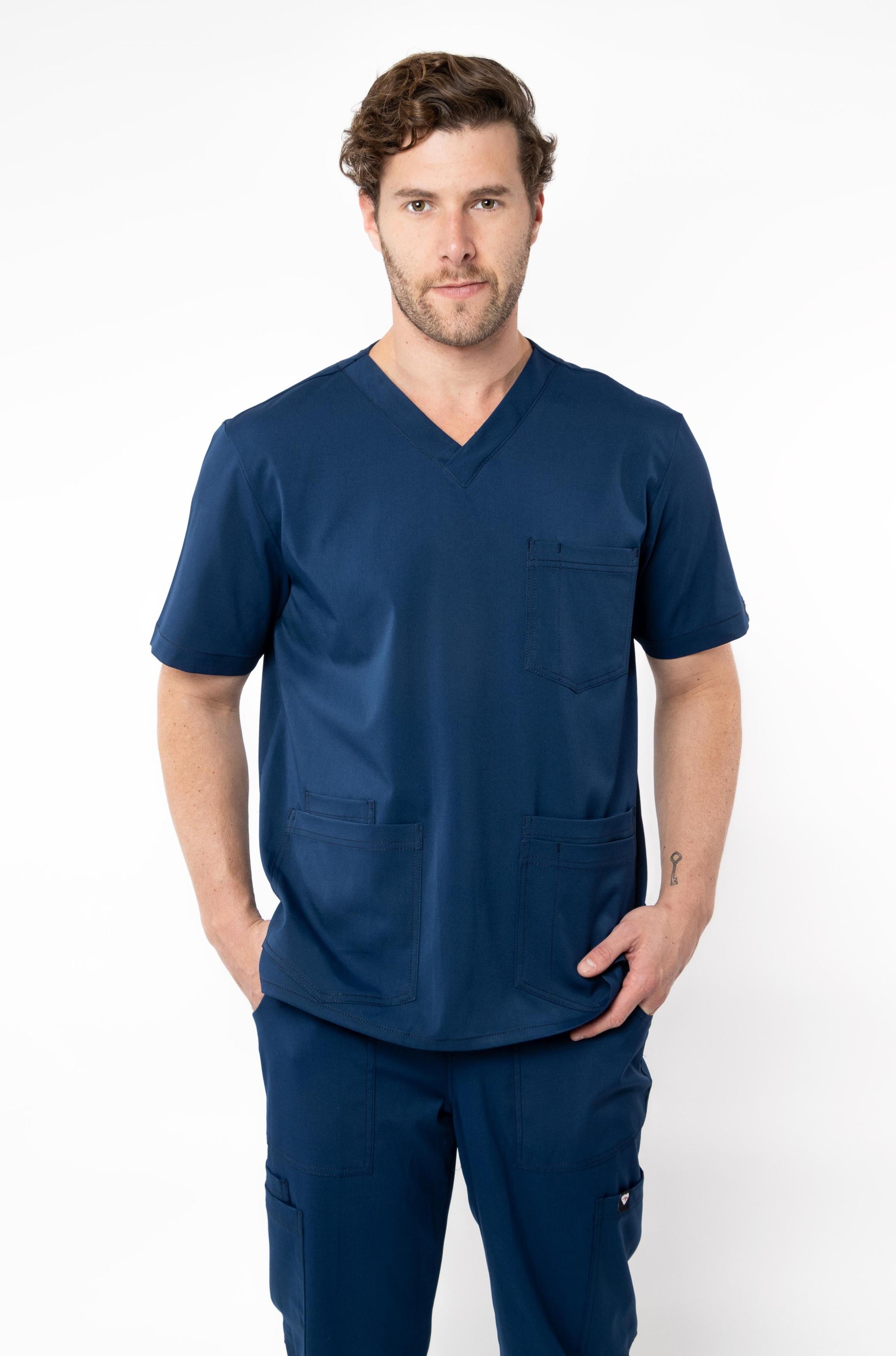 FILIPINA MÉDICA PARA SCRUB CAMBRIDGE HOMBRE #Color_Azul marino