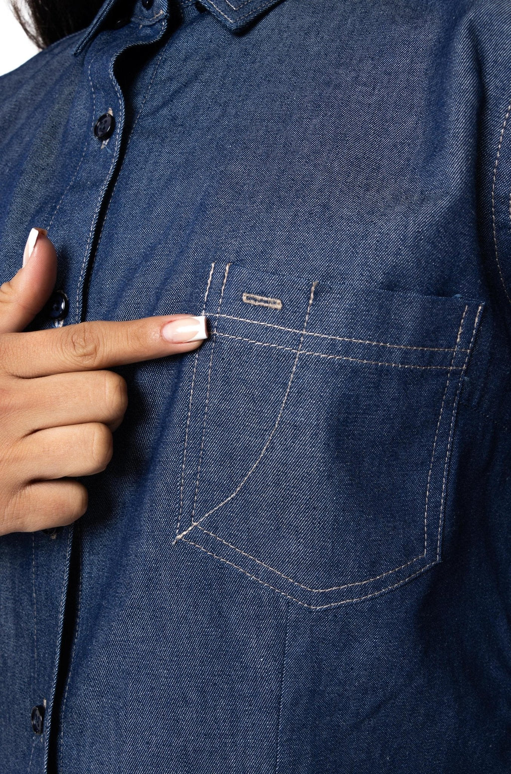 CAMISA FORMAL SLIM FIT MANGA LARGA MONTANA MUJER