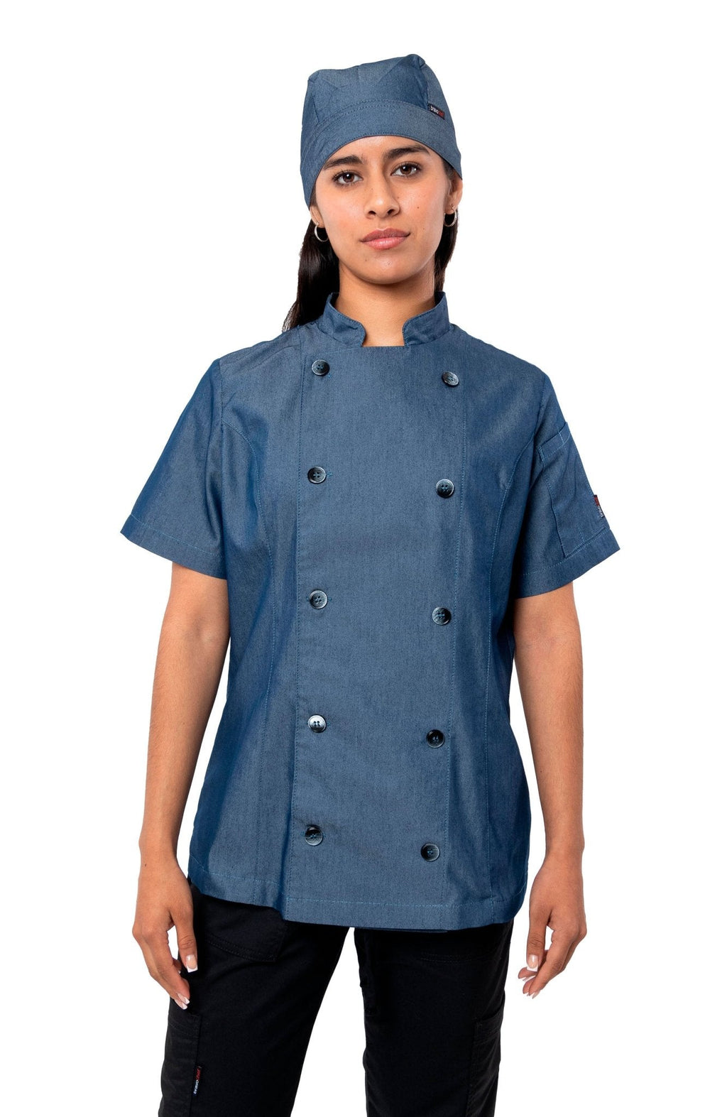 FILIPINA CHEF MANGA CORTA HONOLULU MUJER #Color_Azul Mezclilla
