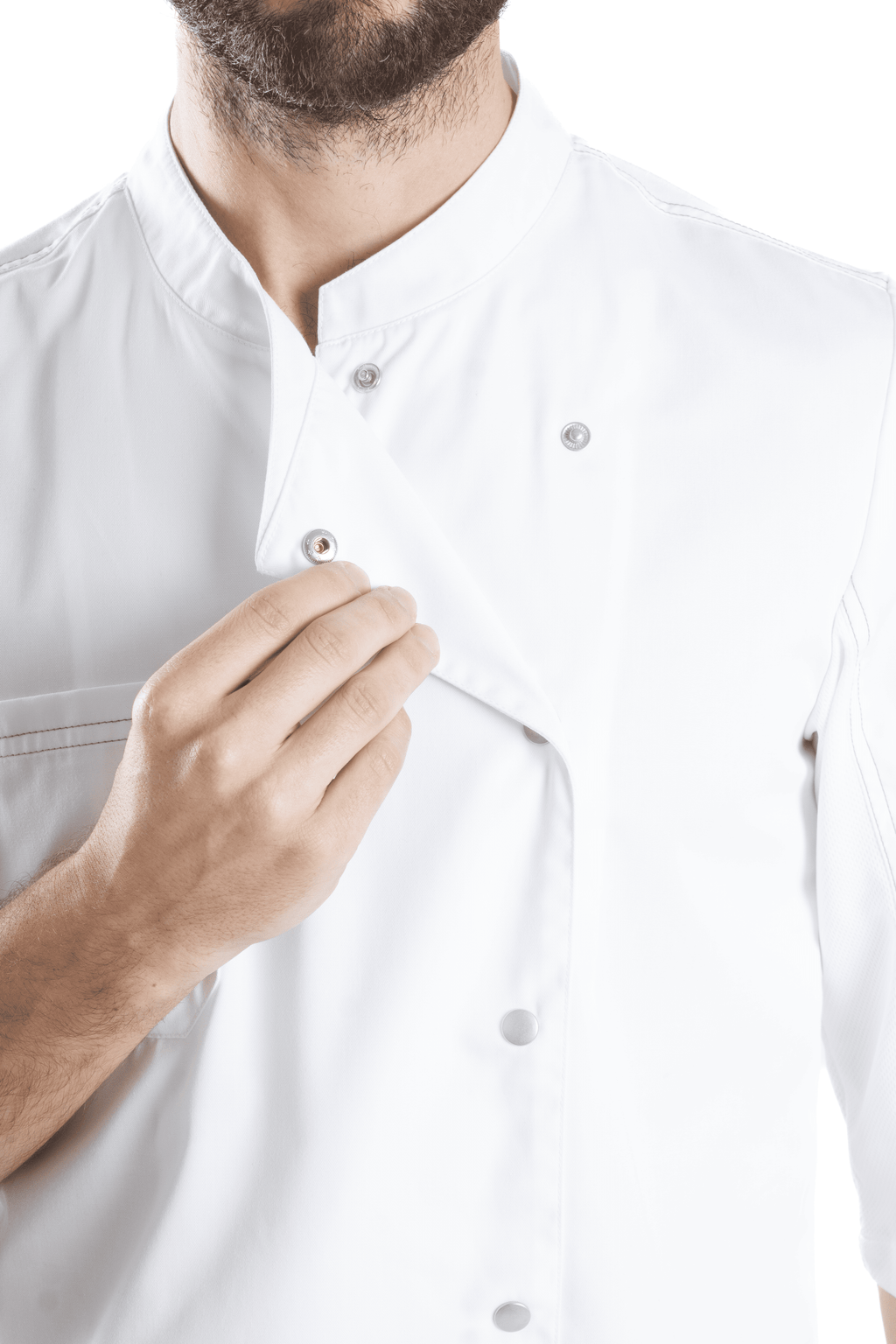 FILIPINA DE CHEF HOMBRE ZÚRICH MANGA 3/4
#Color_Blanco