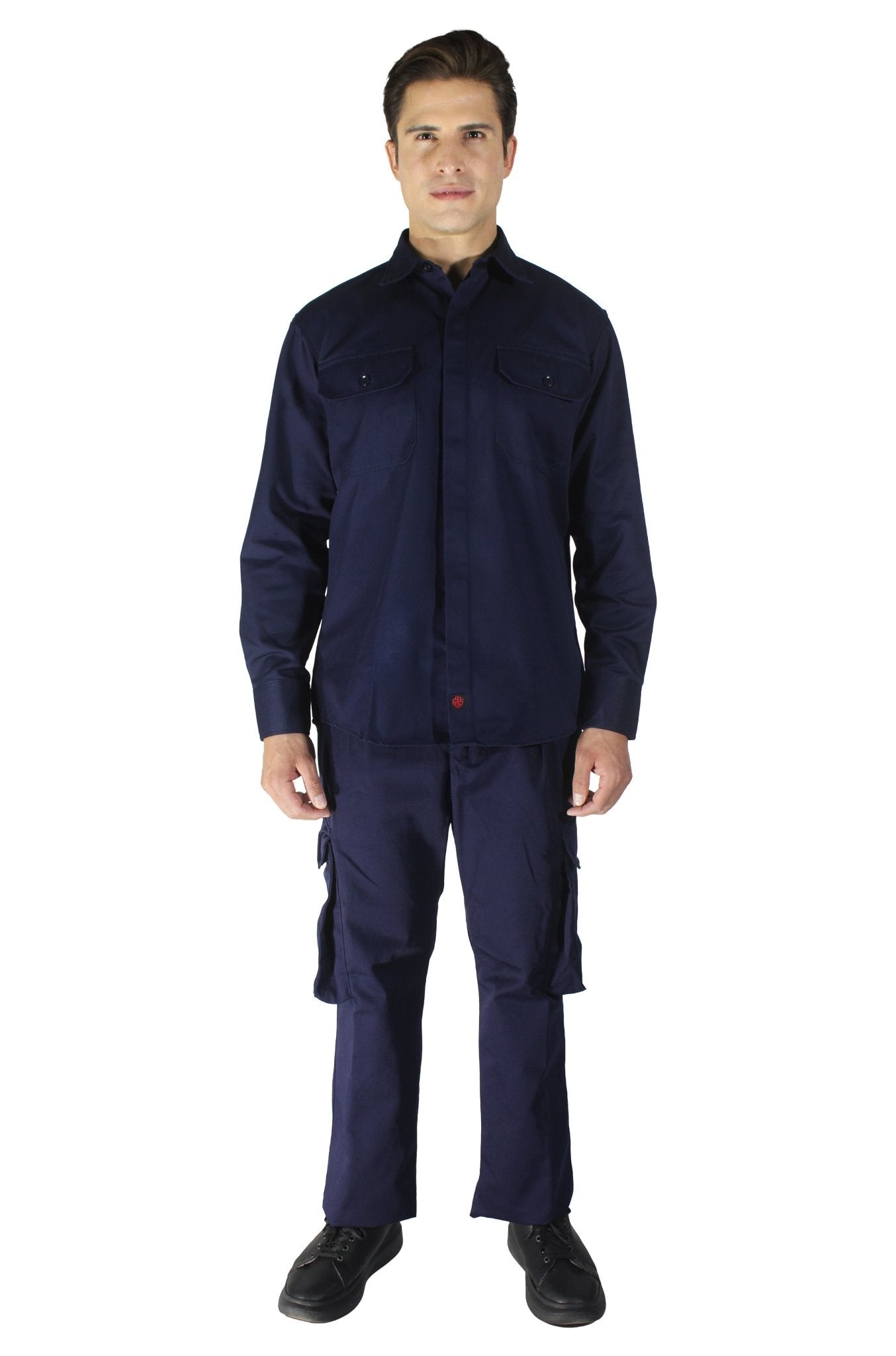 CAMISOLA CAIRO GABARDINA MANGA LARGA UNISEX #Color_Azul