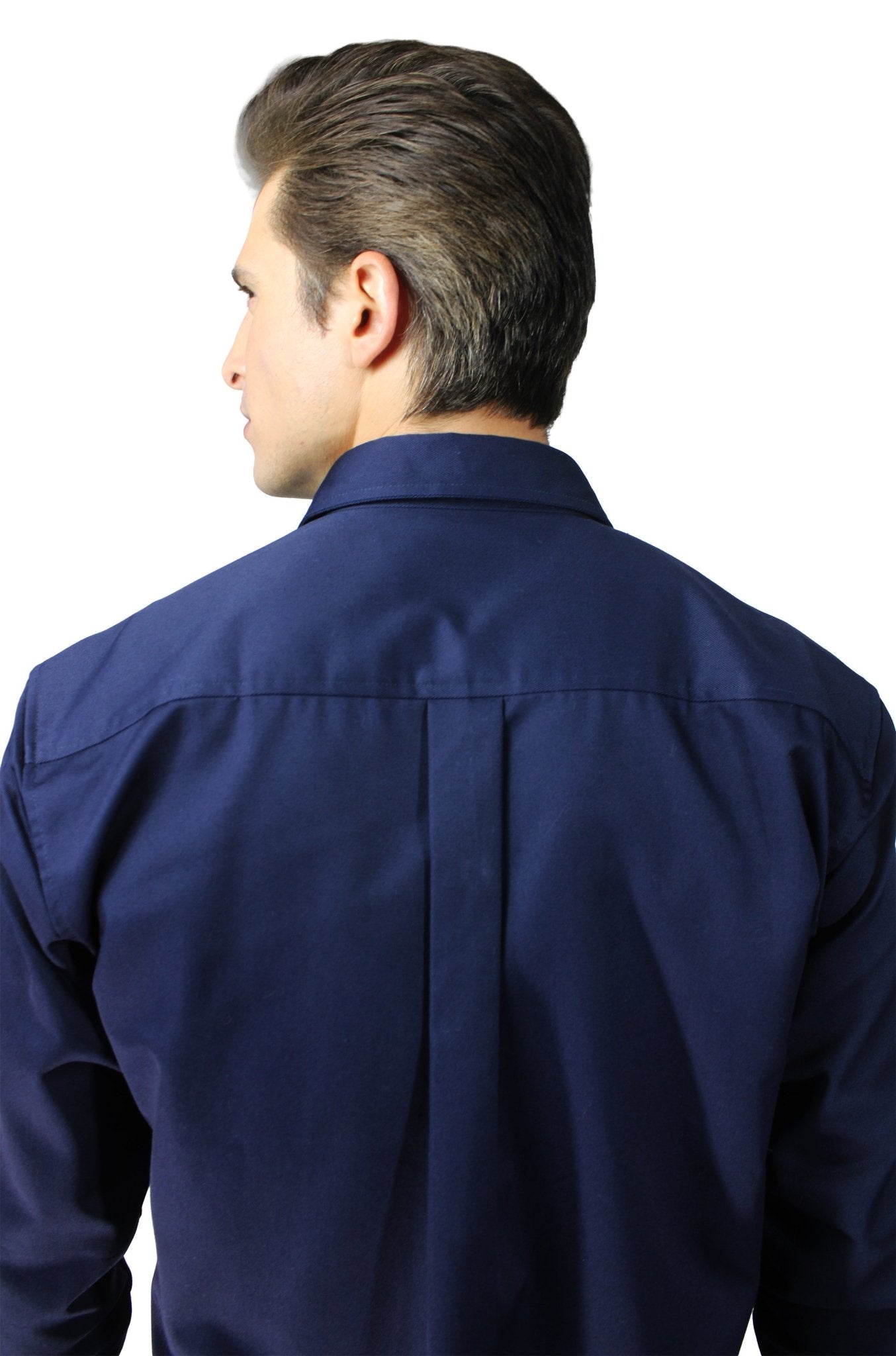 CAMISOLA CAIRO GABARDINA MANGA LARGA UNISEX #Color_Azul