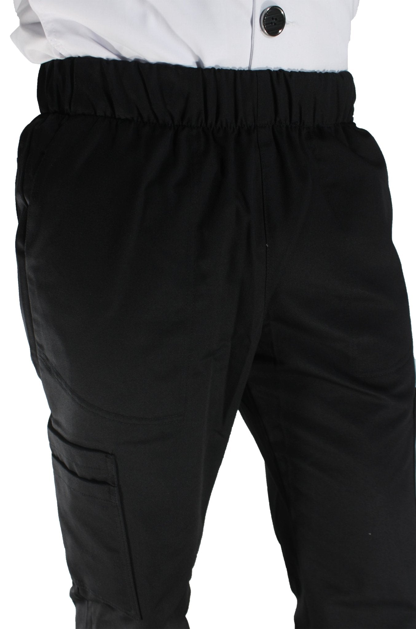 PANTALÓN CHEF RAYAS SEÚL MUJER #Color_Negro