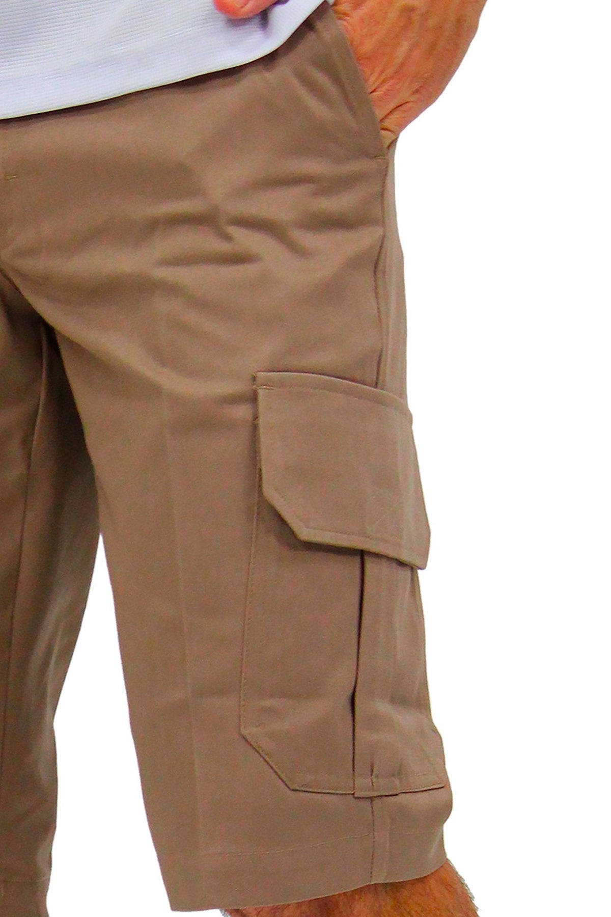 BERMUDAS TIPO CARGO HAWAI HOMBRE #Color_Café