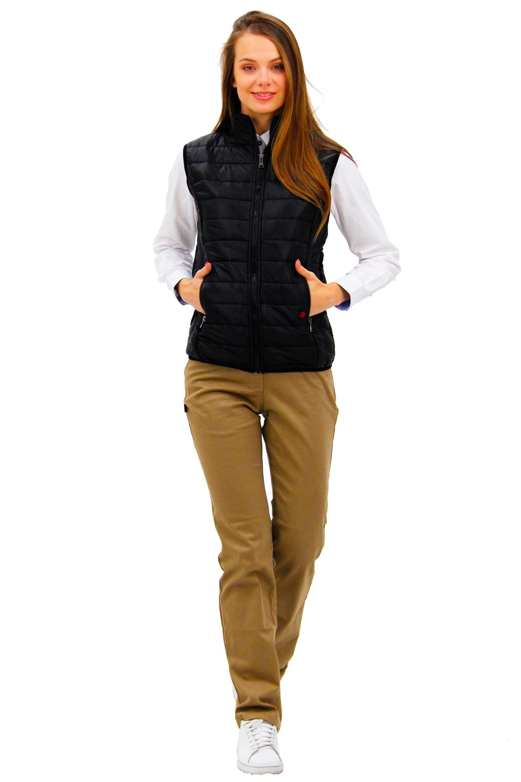 CHALECO CAPITONADO OSLO MUJER #Color_Negro