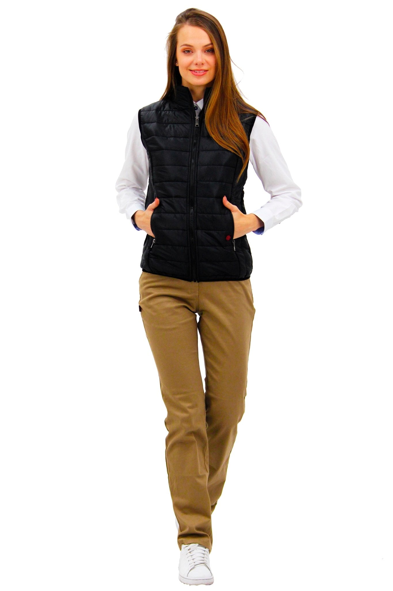 CHALECO CAPITONADO OSLO MUJER #Color_Negro
