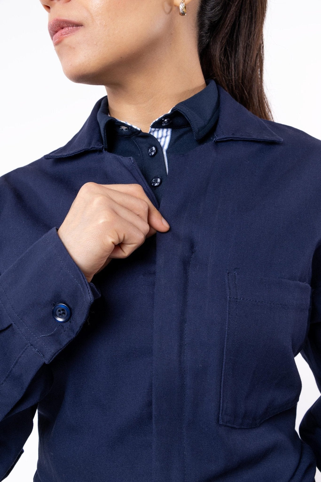 JEANS DE TRABAJO MEDELLIN MUJER #Color_Azul Marino