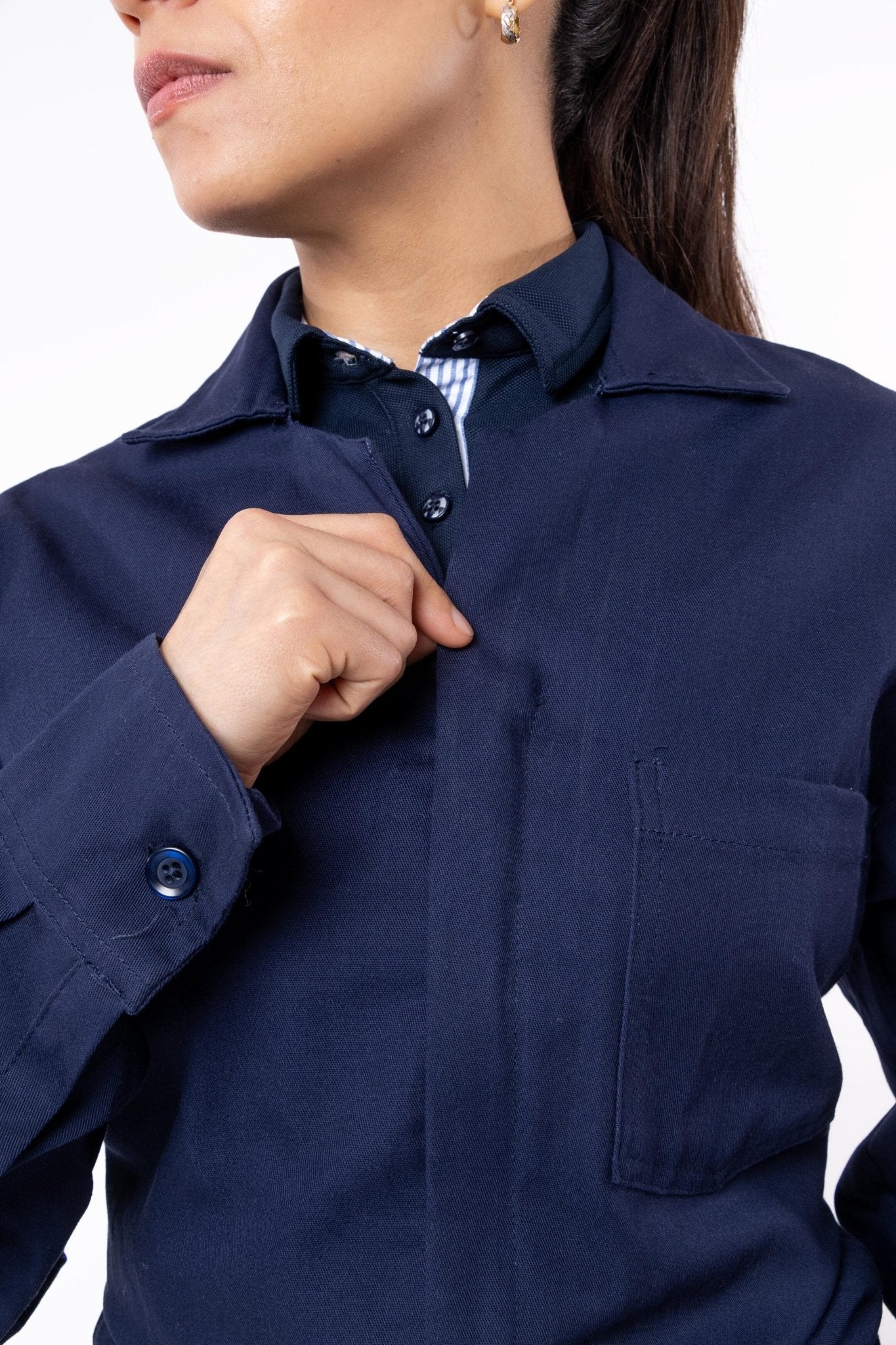 JEANS DE TRABAJO MEDELLIN MUJER #Color_Azul Marino