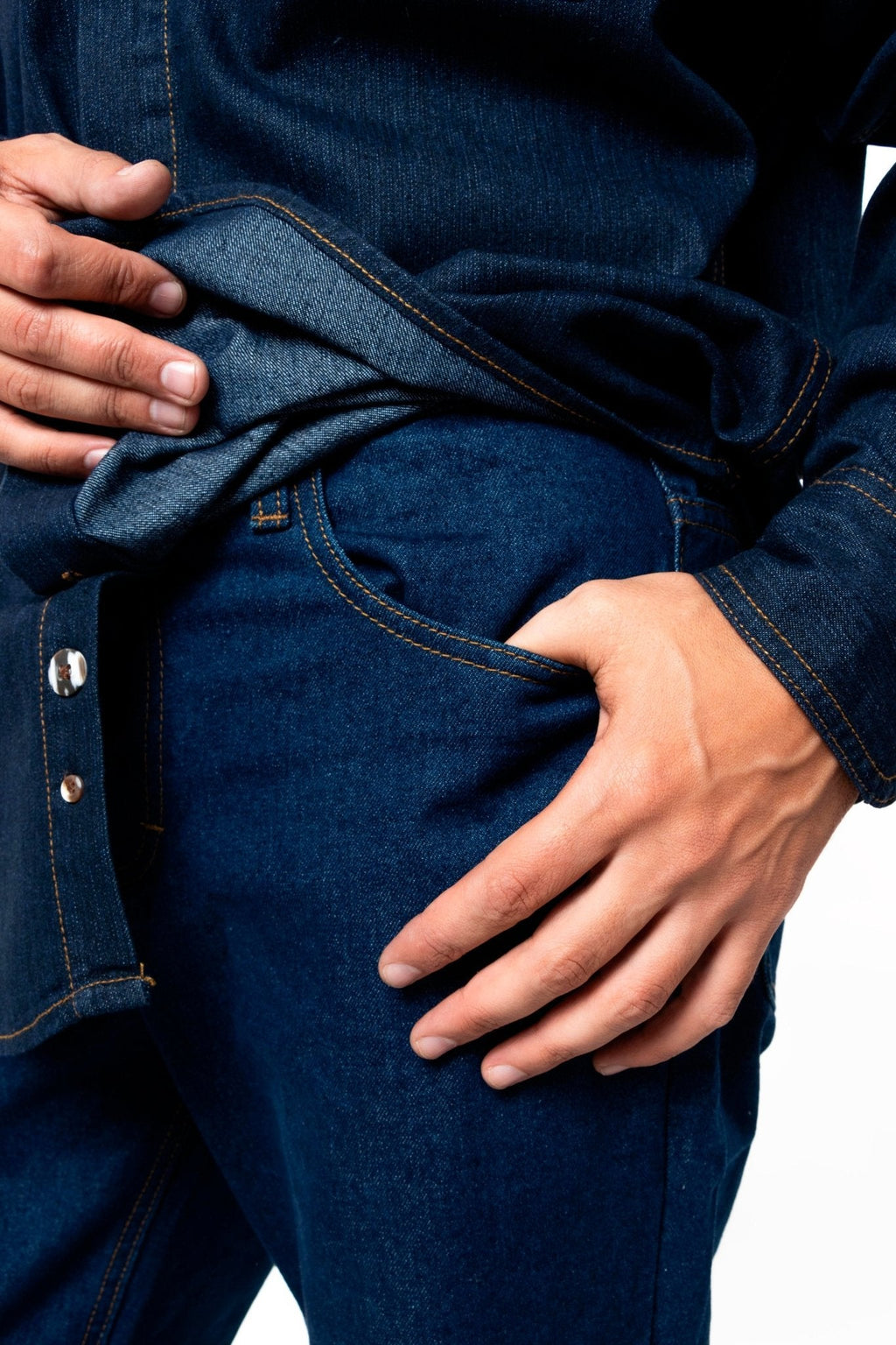 JEANS DE TRABAJO MEDELLIN MUJER #Color_Azul Marino