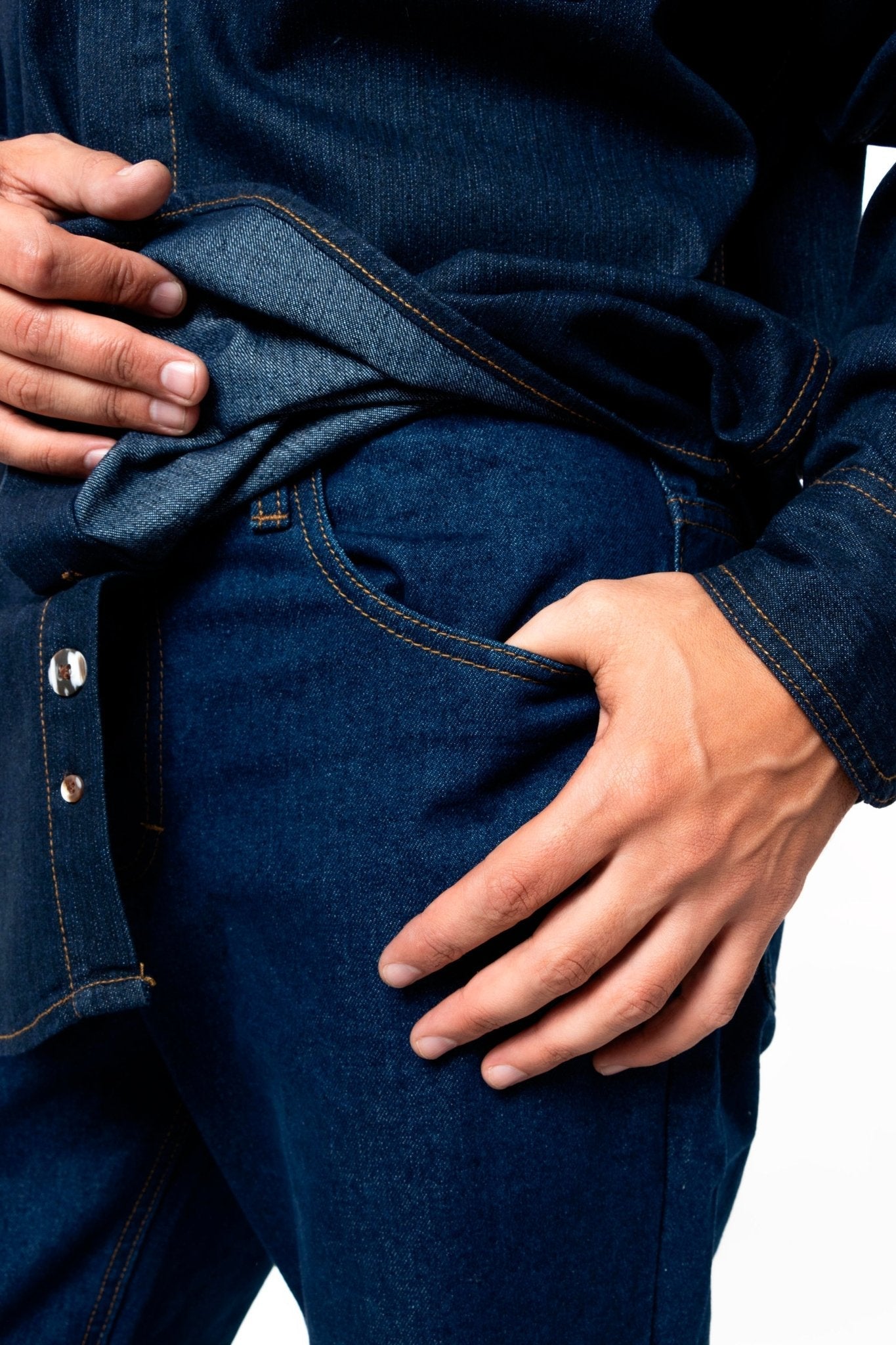 JEANS DE TRABAJO MEDELLIN MUJER #Color_Azul Marino