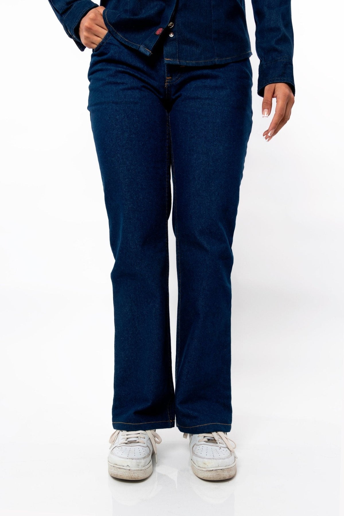 JEANS DE TRABAJO MEDELLIN MUJER #Color_Azul Marino