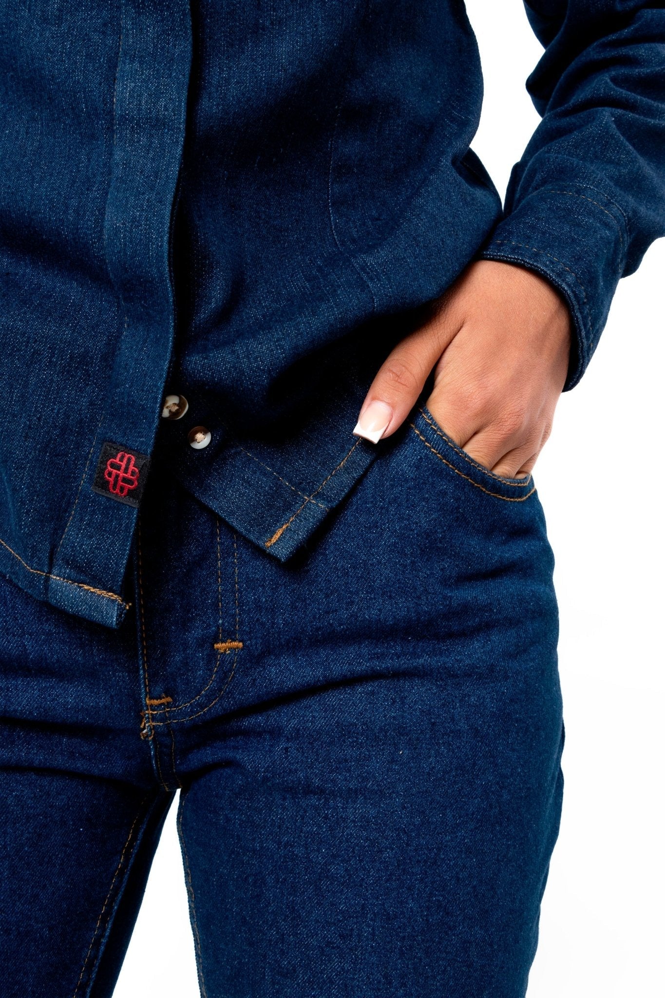 JEANS DE TRABAJO MEDELLIN MUJER #Color_Azul Marino