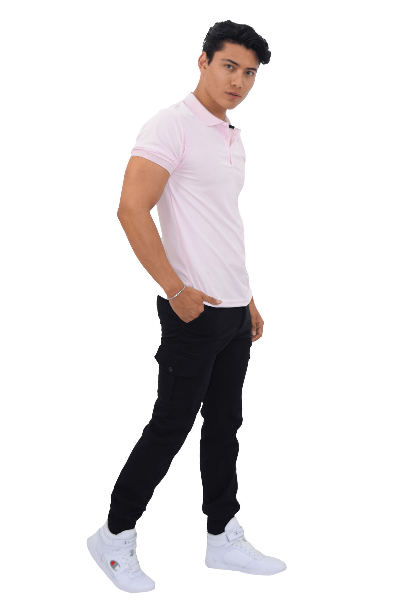 PANTALÓN CARGO JOGGER LORETO HOMBRE #Color_Negro