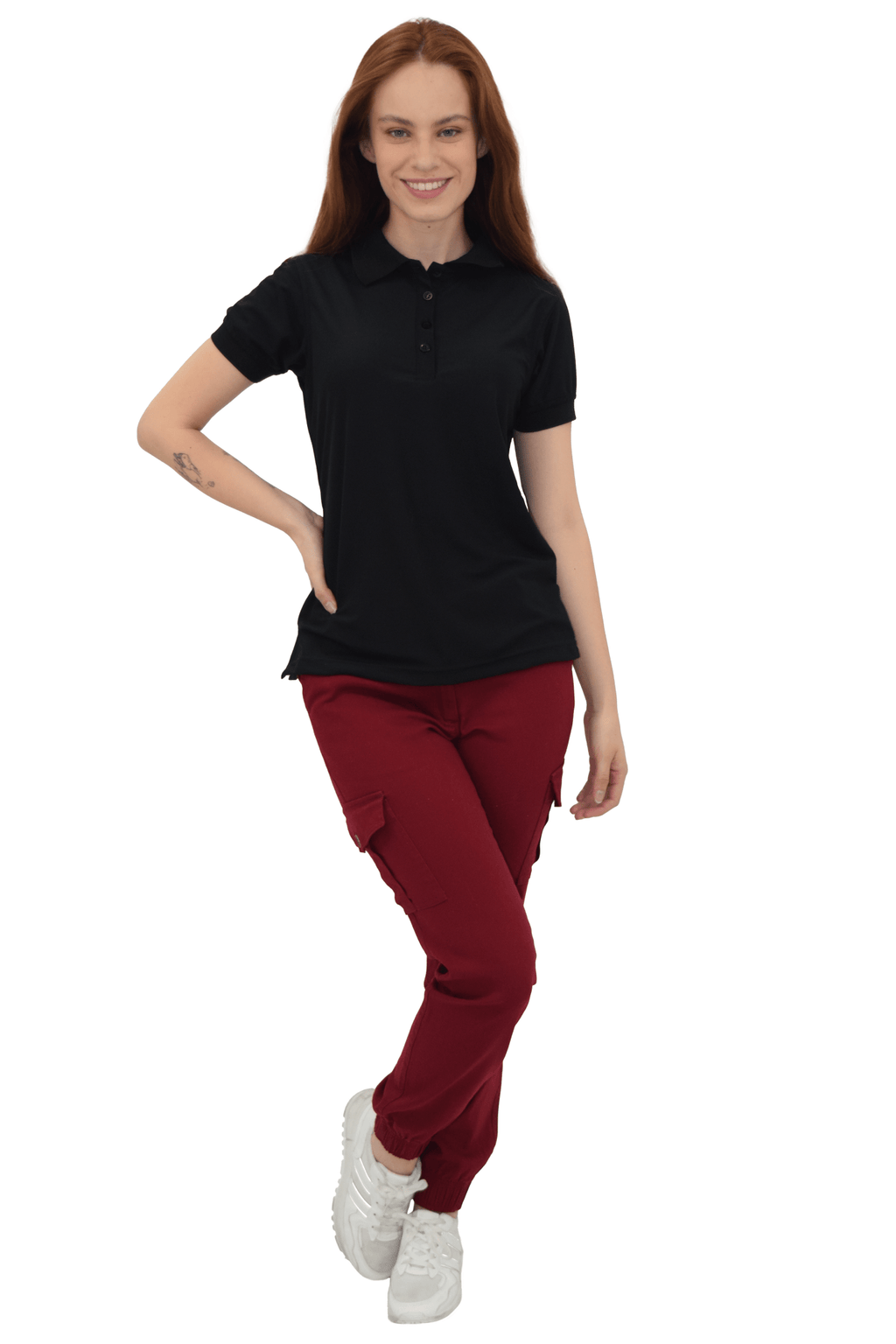 PANTALÓN CARGO JOGGER LORETO MUJER #Color_Rojo