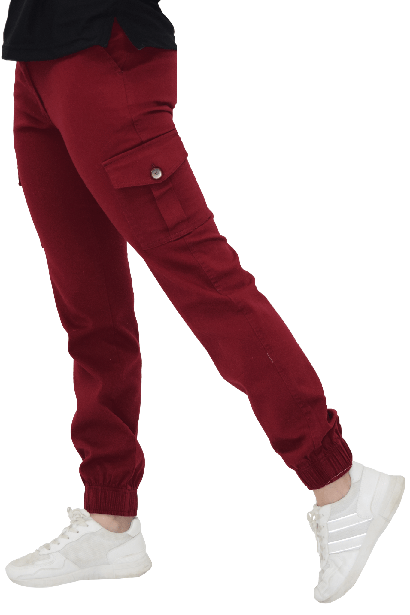 PANTALÓN CARGO JOGGER LORETO MUJER #Color_Rojo