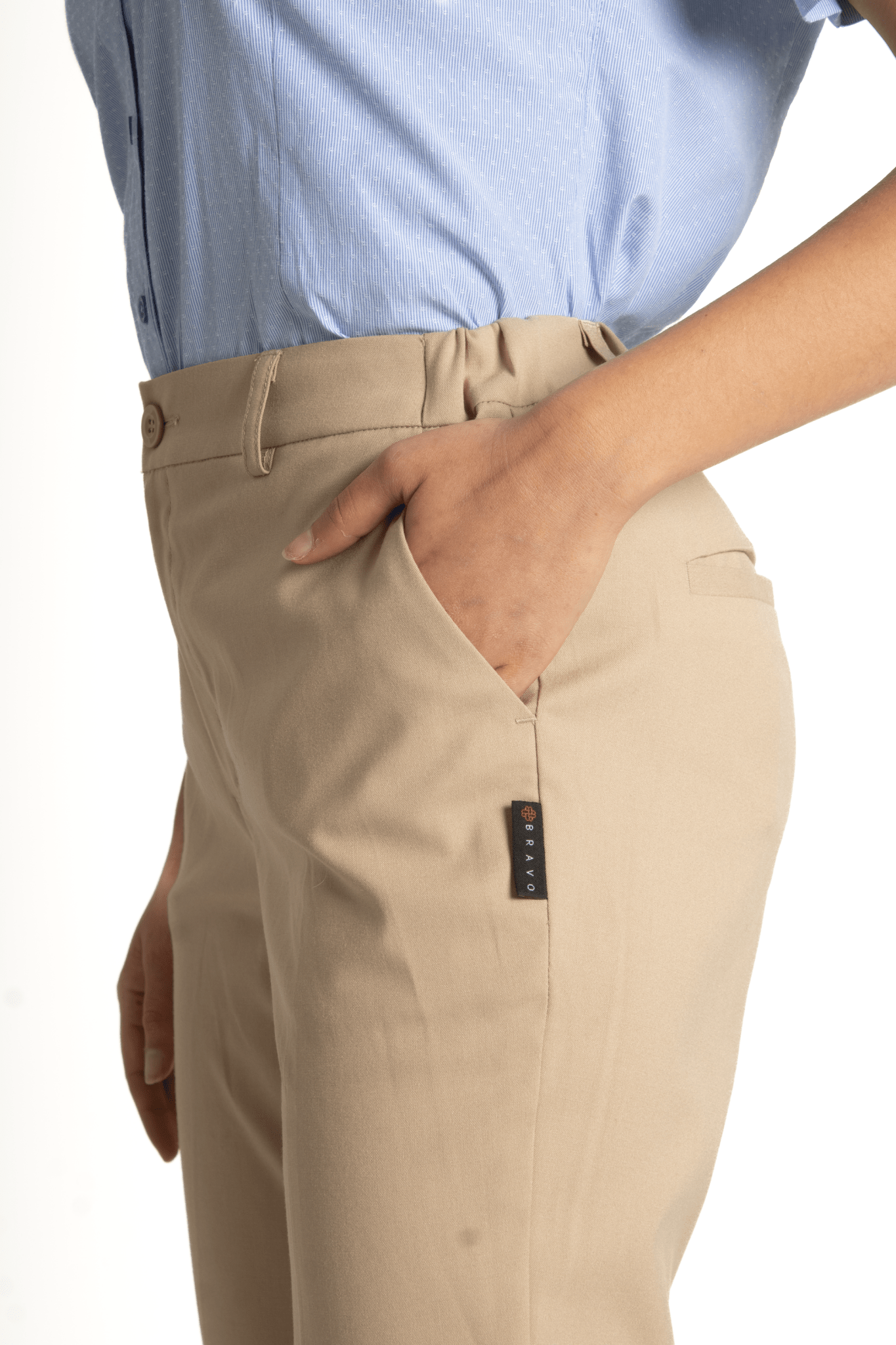 PANTALON RECTO VALENCIA DAMA #Color_Beige