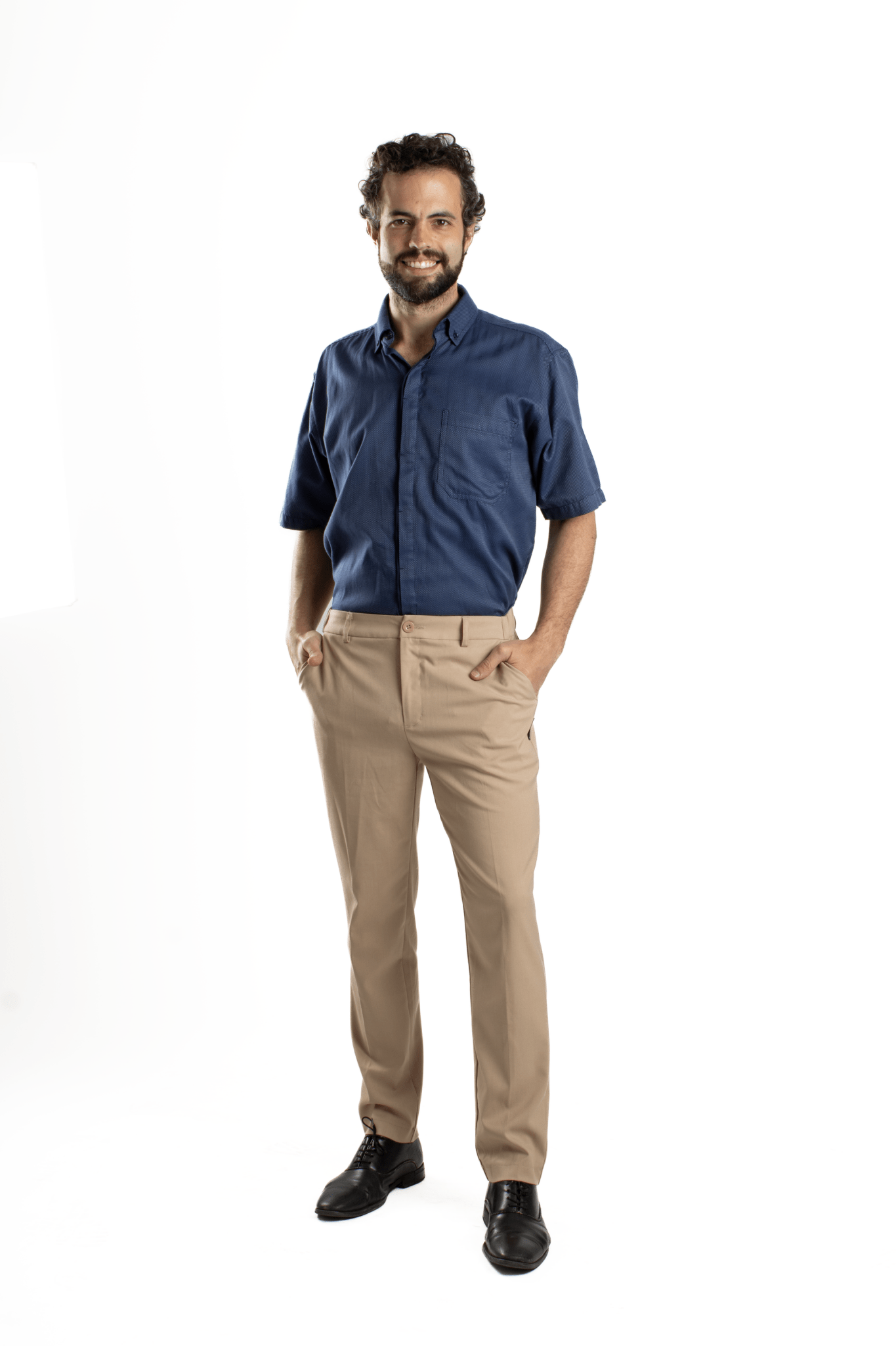PANTALON RECTO VALENCIA CABALLERO #Color_Beige