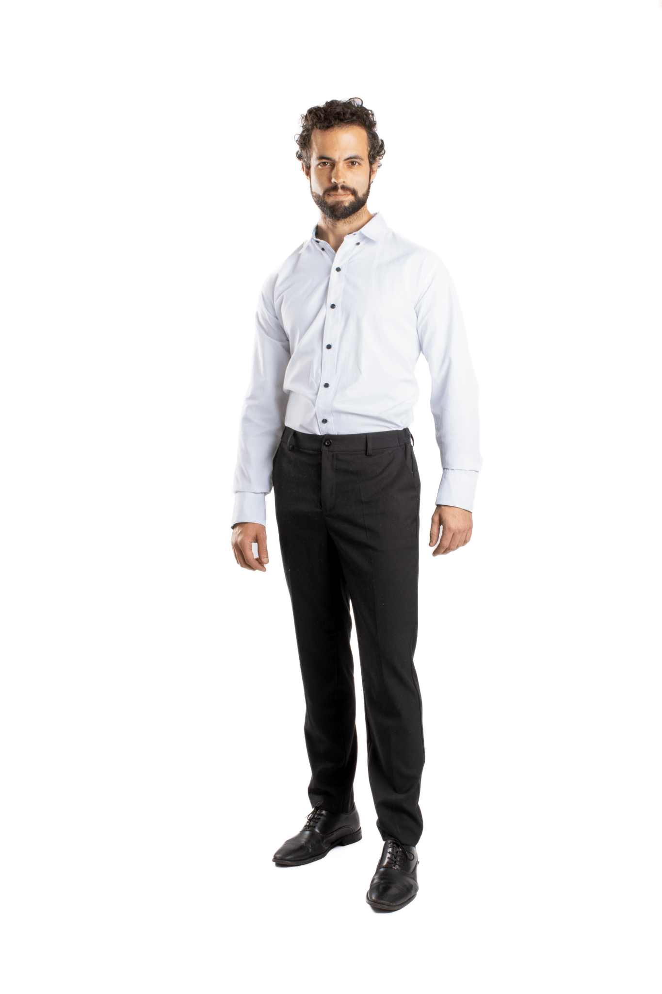 PANTALON RECTO VALENCIA CABALLERO #Color_Negro