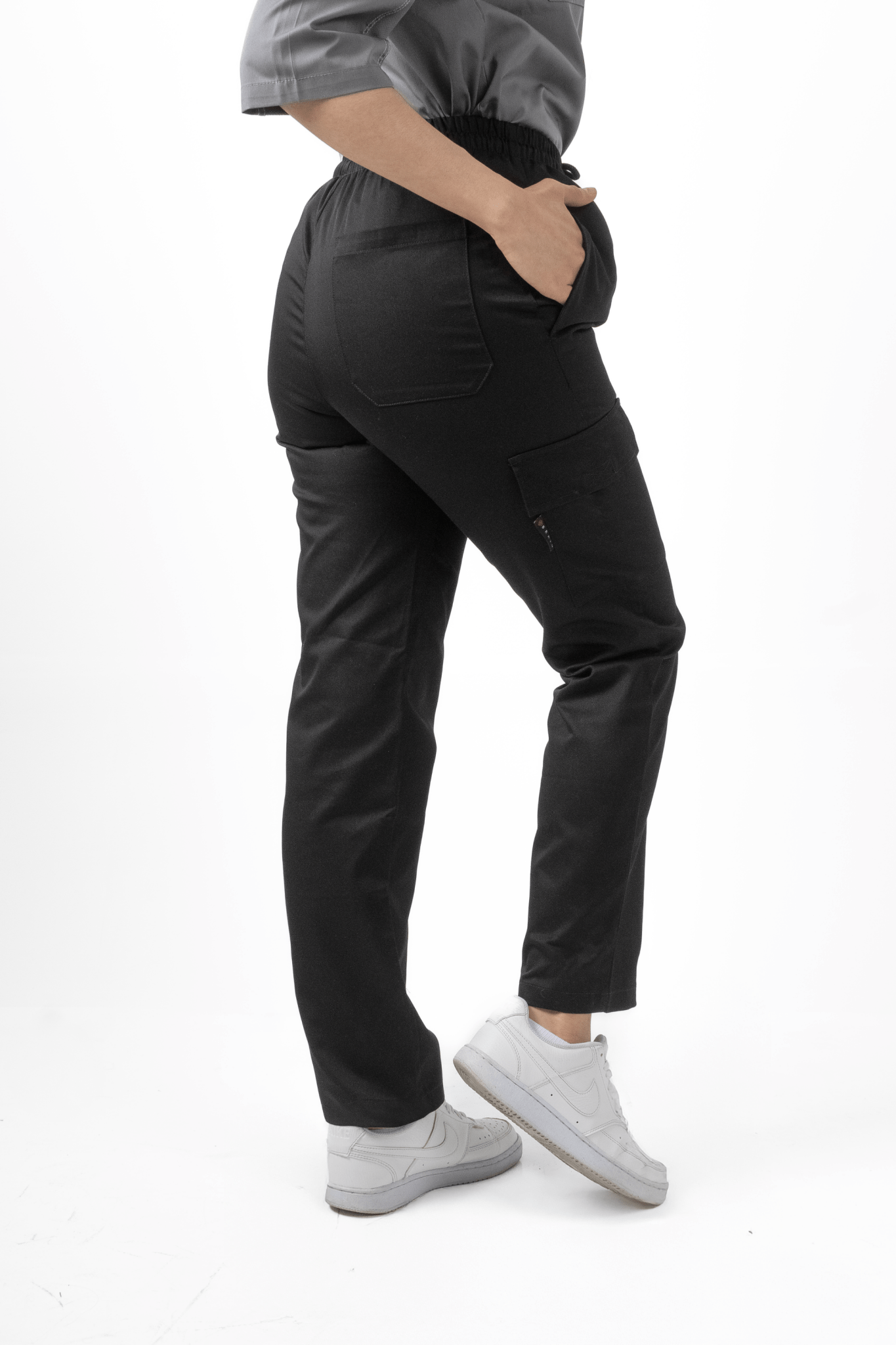 PANTALON DELHI CHEF DAMA #Color_Negro