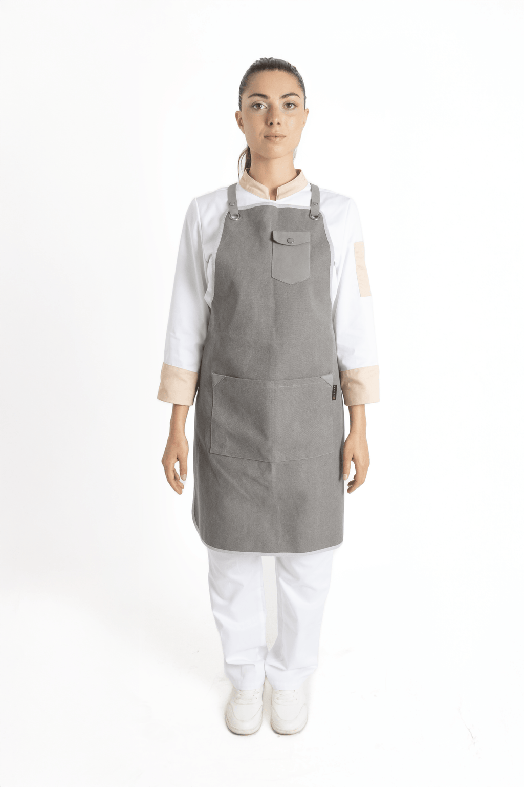 MANDIL SORRENTO PETO UNISEX #Color_Gris
