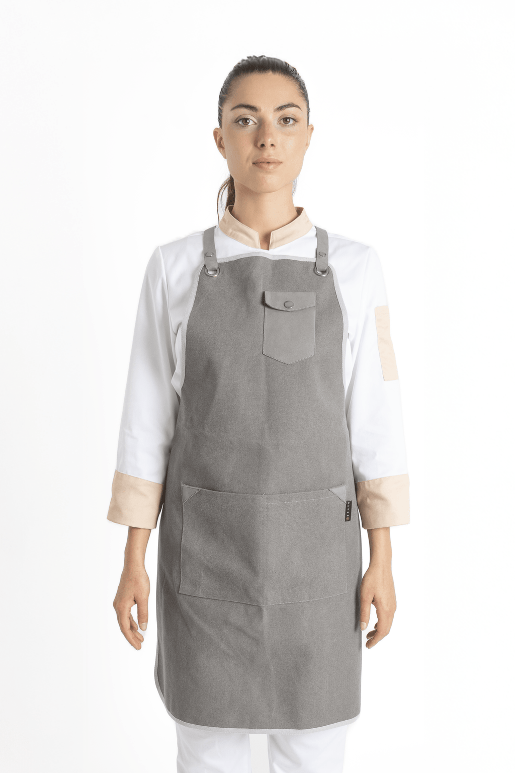 MANDIL SORRENTO PETO UNISEX #Color_Gris
 