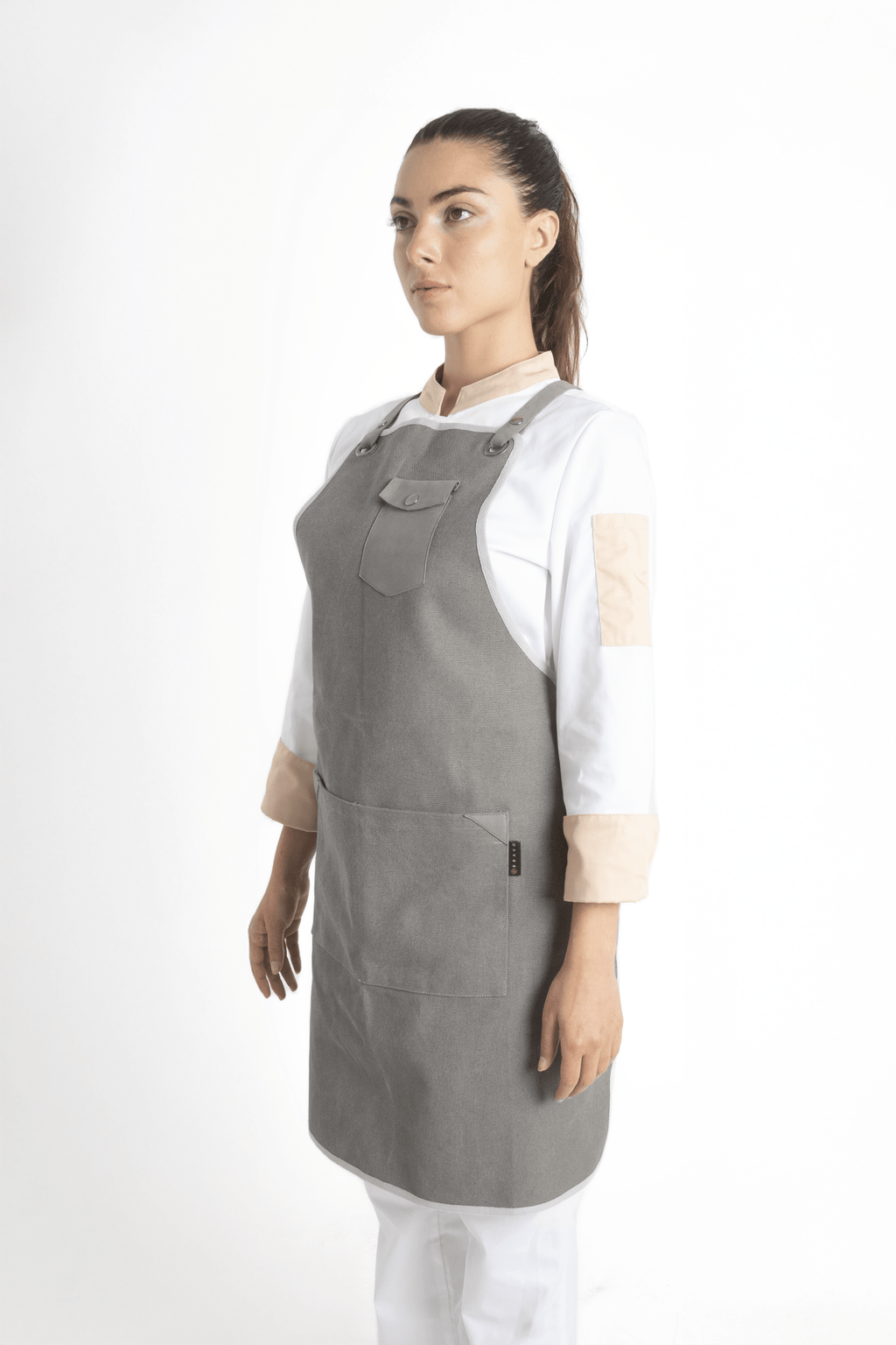 MANDIL SORRENTO PETO UNISEX #Color_Gris