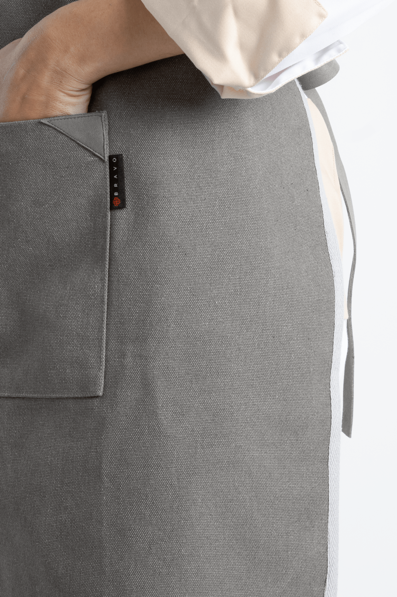 MANDIL SORRENTO PETO UNISEX #Color_Gris
