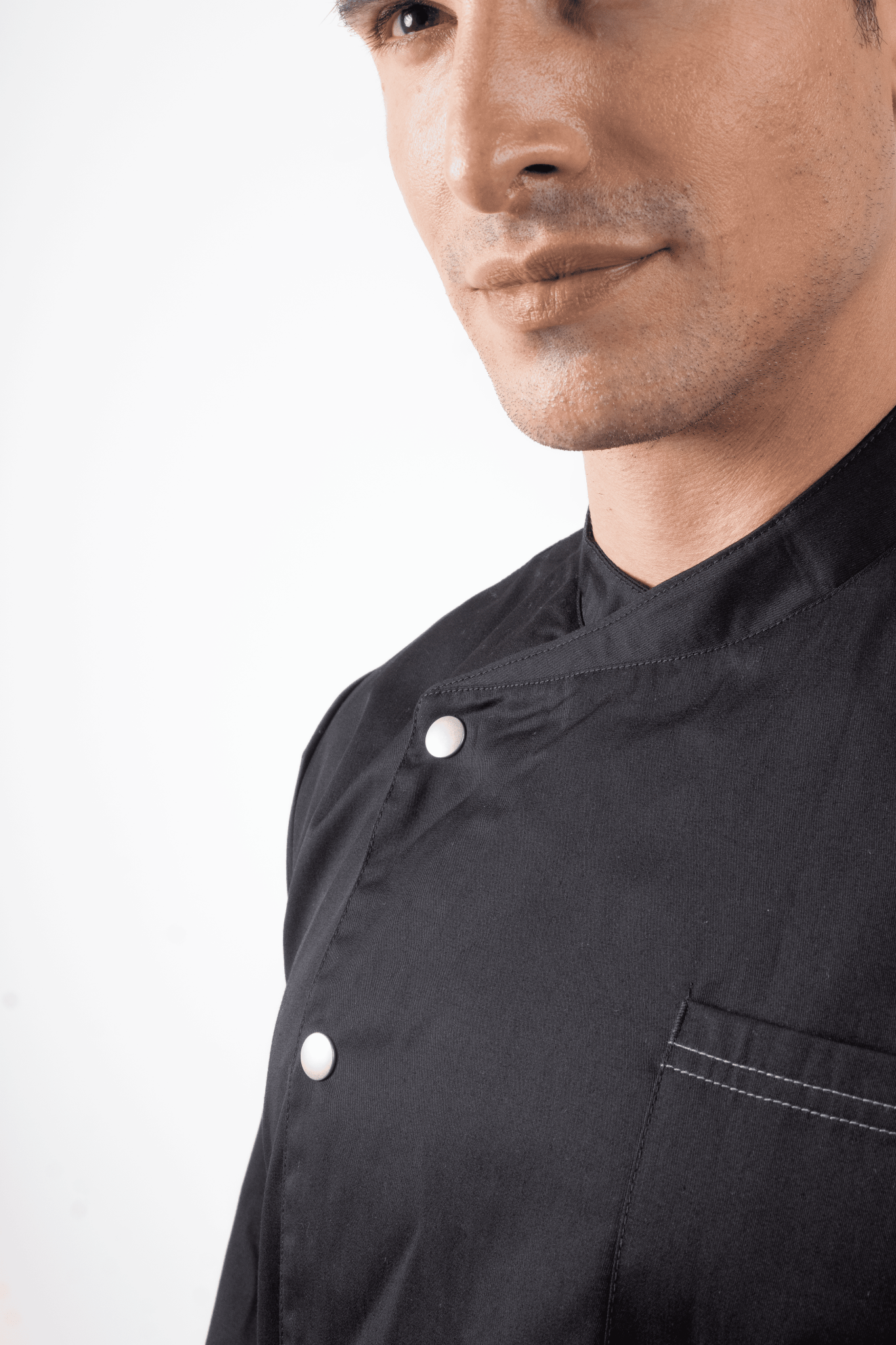 FILIPINA DE CHEF HOMBRE ZÚRICH MANGA 3/4
#Color_Negro