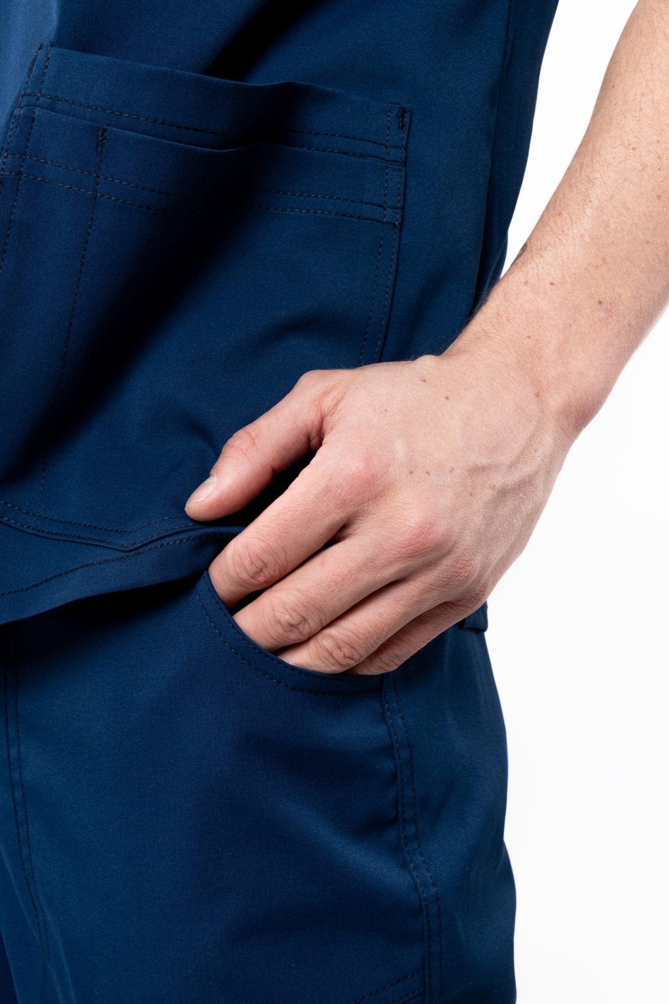 PANTALÓN MÉDICO JOGGER PARA SCRUB ATENAS HOMBRE #Color_Azul Marino