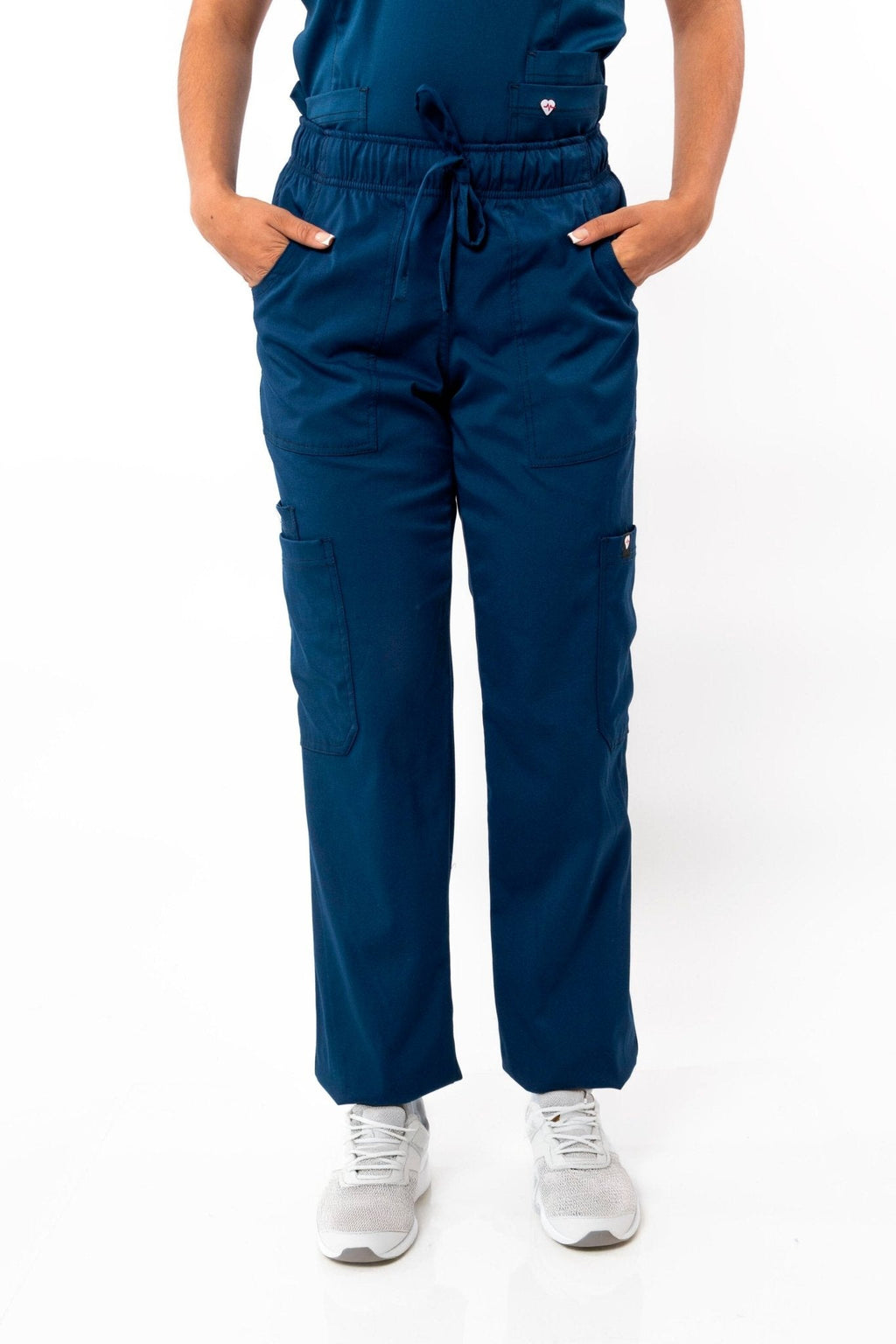 PANTALÓN MÉDICO JOGGER PARA SCRUB ATENAS MUJER #Color_Azul Marino