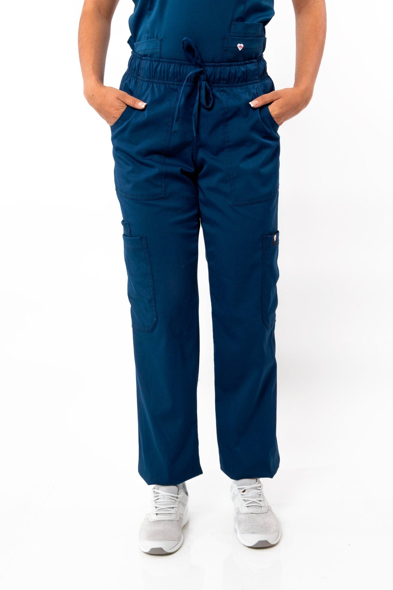 PANTALÓN MÉDICO JOGGER PARA SCRUB ATENAS MUJER #Color_Azul Marino