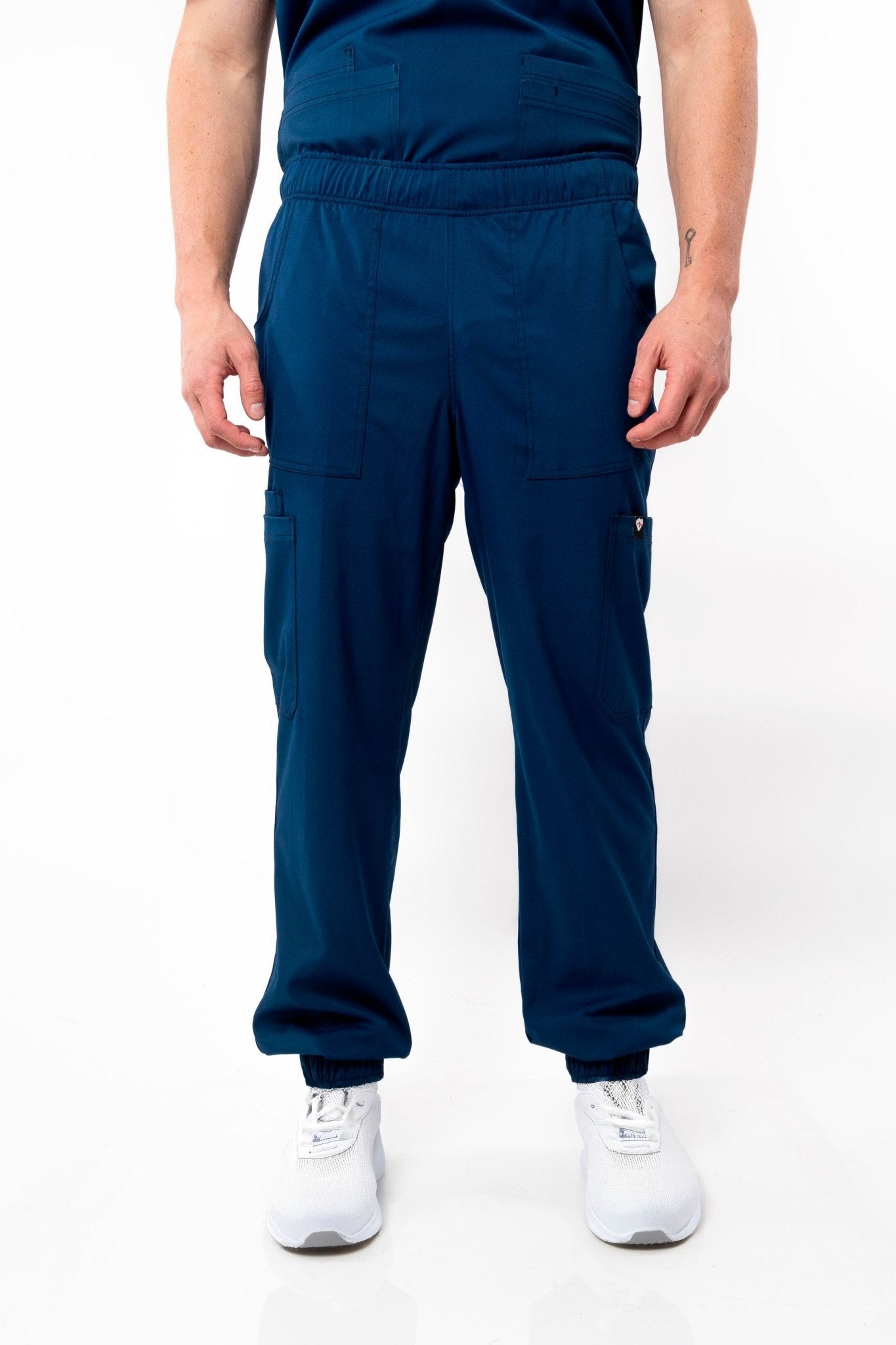 PANTALÓN MÉDICO JOGGER PARA SCRUB ATENAS HOMBRE #Color_Azul Marino