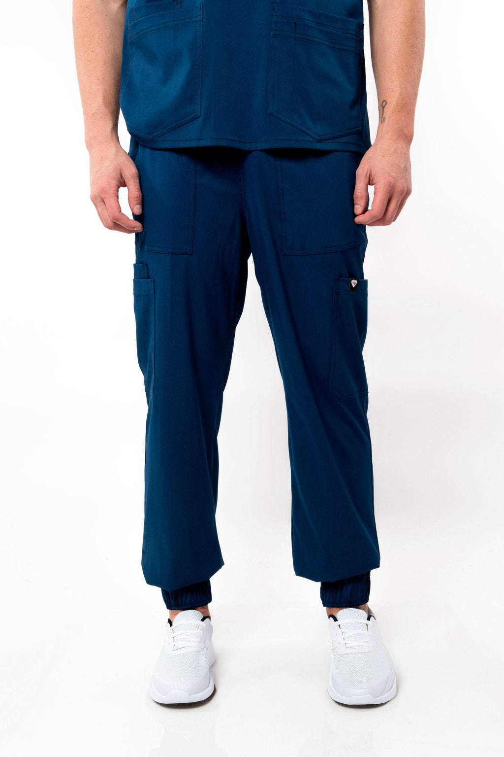 PANTALÓN MÉDICO JOGGER PARA SCRUB ATENAS HOMBRE #Color_Azul Marino