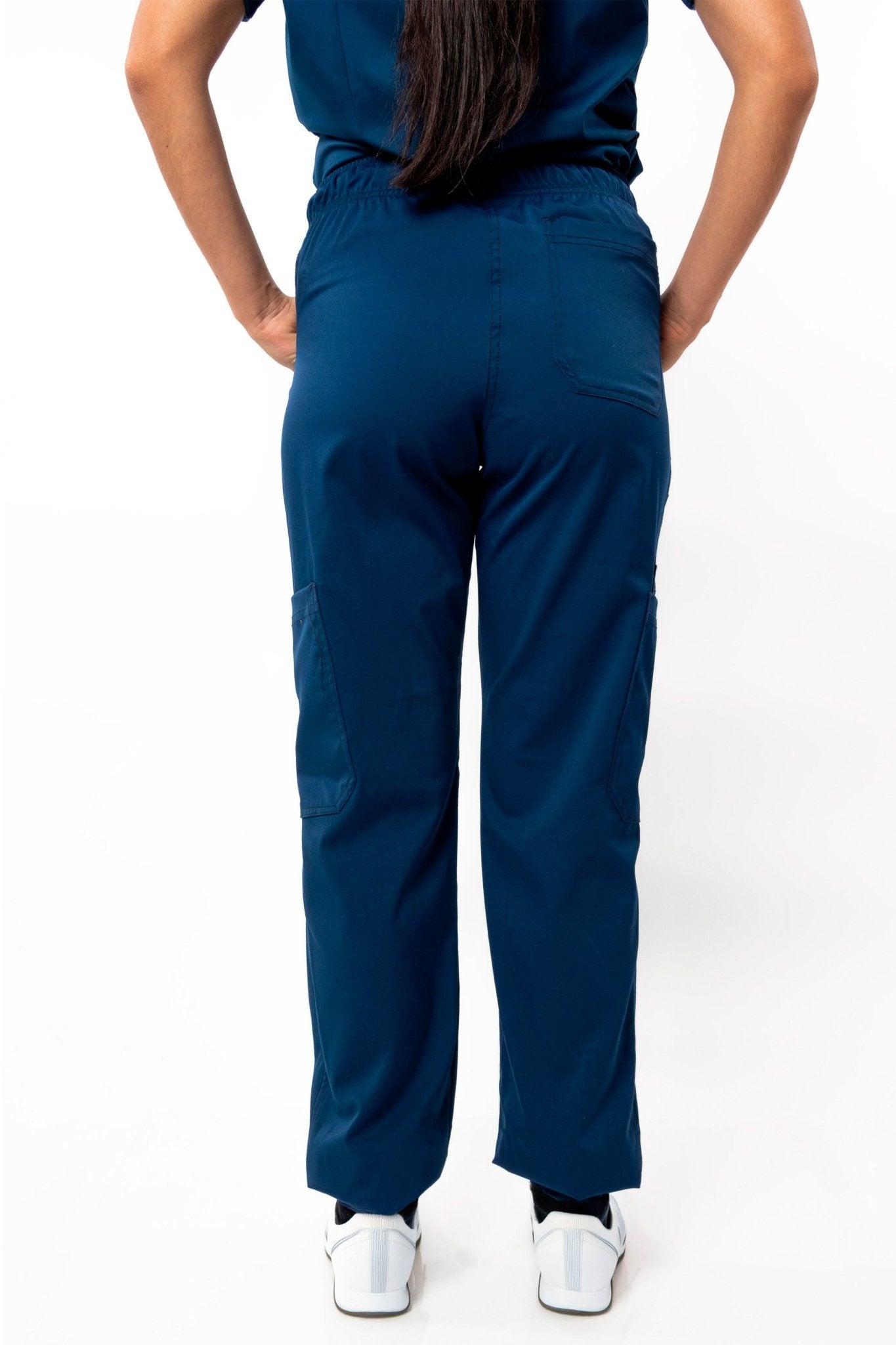 PANTALÓN MÉDICO JOGGER PARA SCRUB ATENAS MUJER #Color_Azul Marino