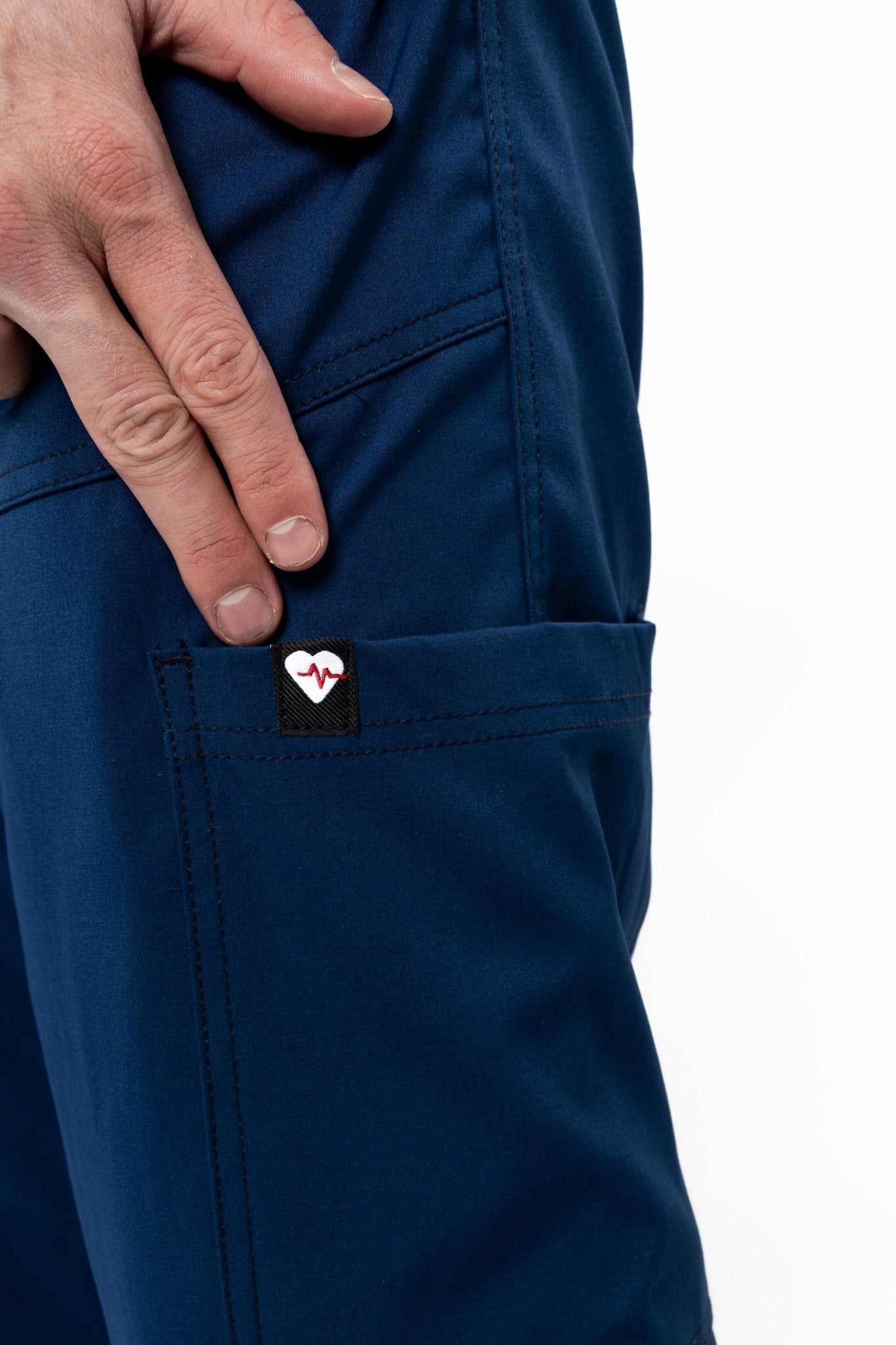 PANTALÓN MÉDICO JOGGER PARA SCRUB ATENAS HOMBRE #Color_Azul Marino