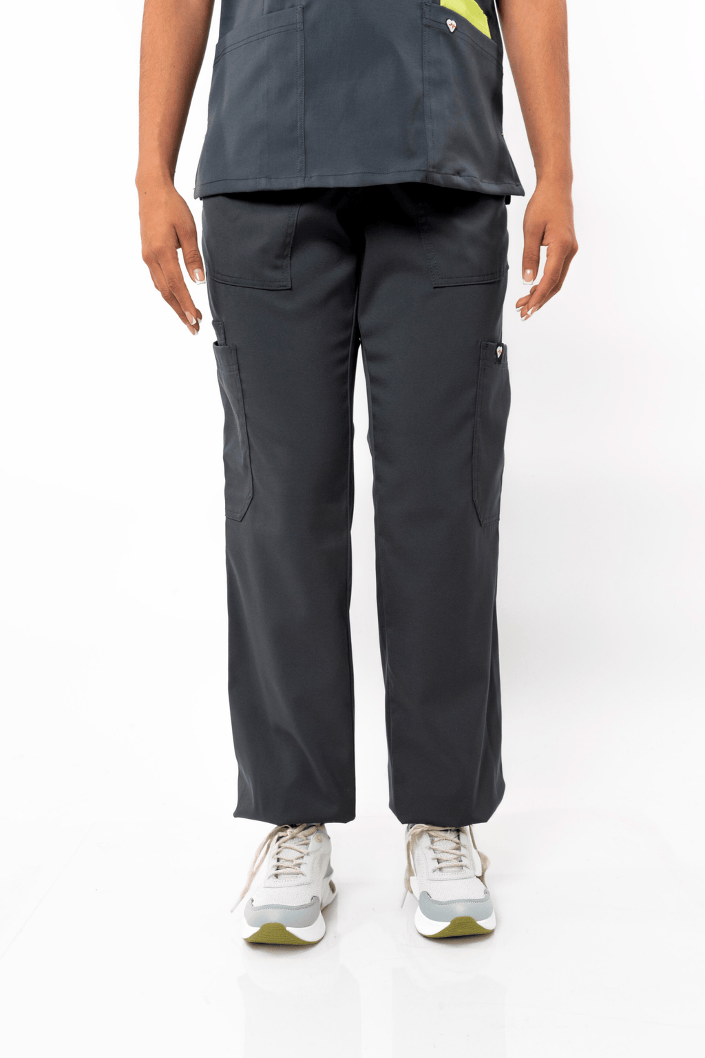 PANTALÓN MÉDICO JOGGER PARA SCRUB ATENAS MUJER #Color_Gris