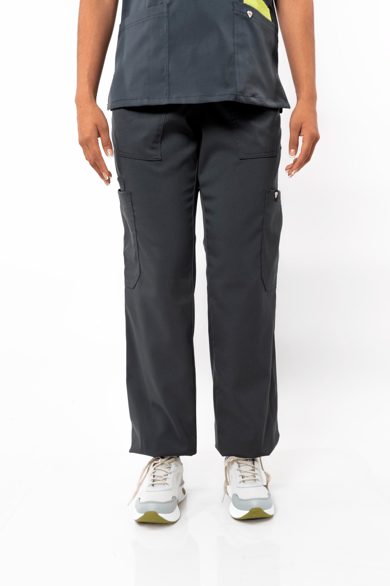 PANTALÓN MÉDICO JOGGER PARA SCRUB ATENAS MUJER #Color_Gris