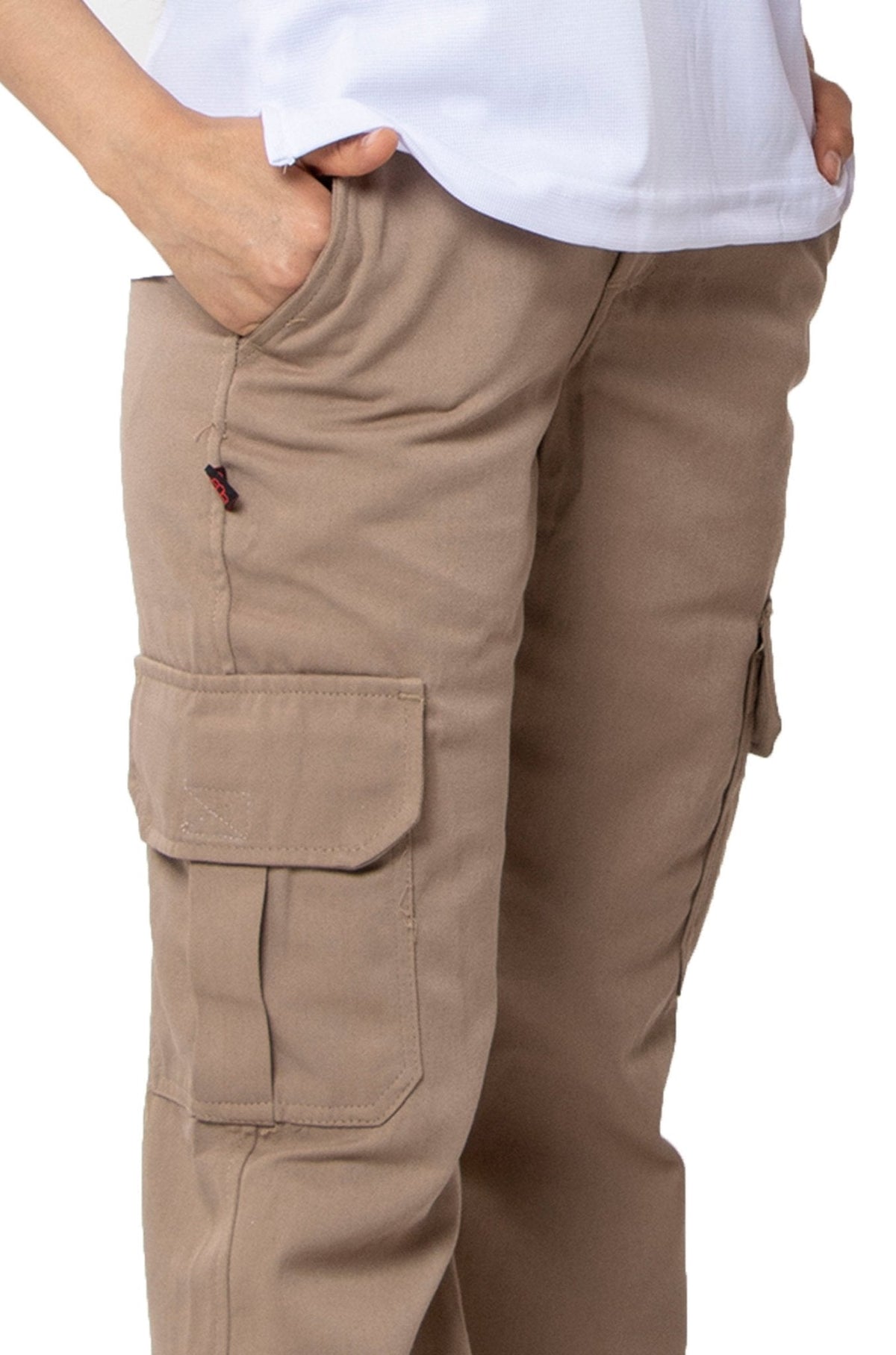 PANTALÓN DE TRABAJO TIPO CARGO TORONTO MUJER #Color_Café