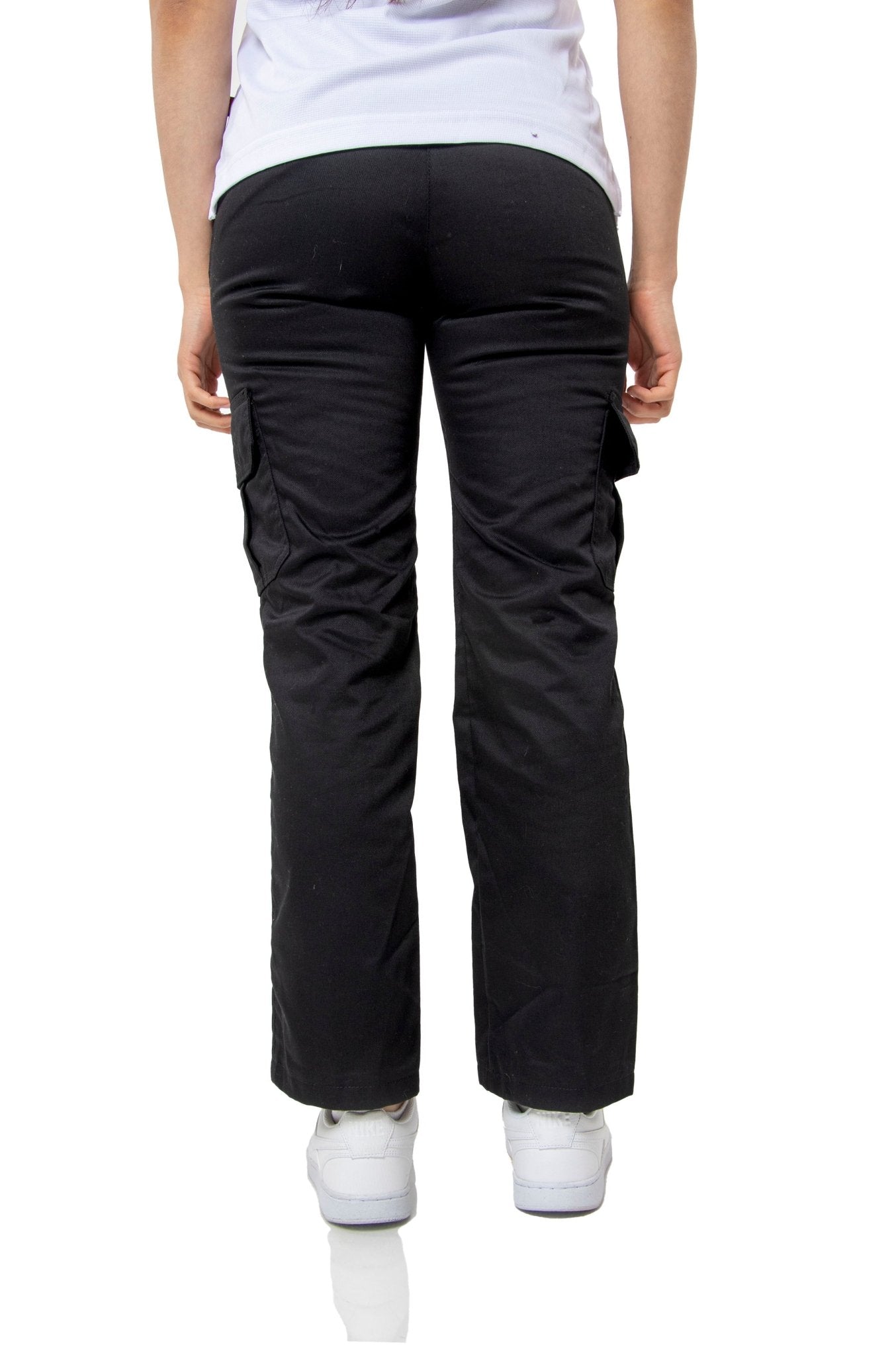 PANTALÓN DE TRABAJO TIPO CARGO TORONTO MUJER #Color_Negro