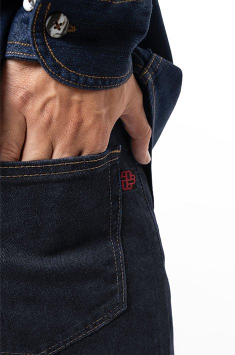 PANTALÓN INDUSTRIAL 14 ONZAS CABALLERO #Color_Negro