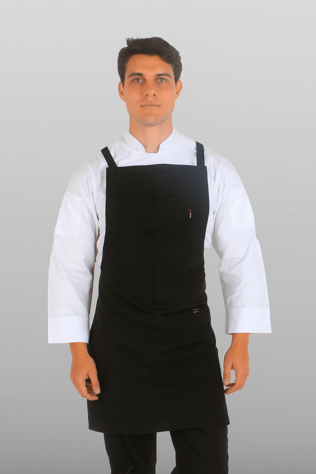 MANDIL DE CHEF TOSCANA UNISEX #Color_Negro