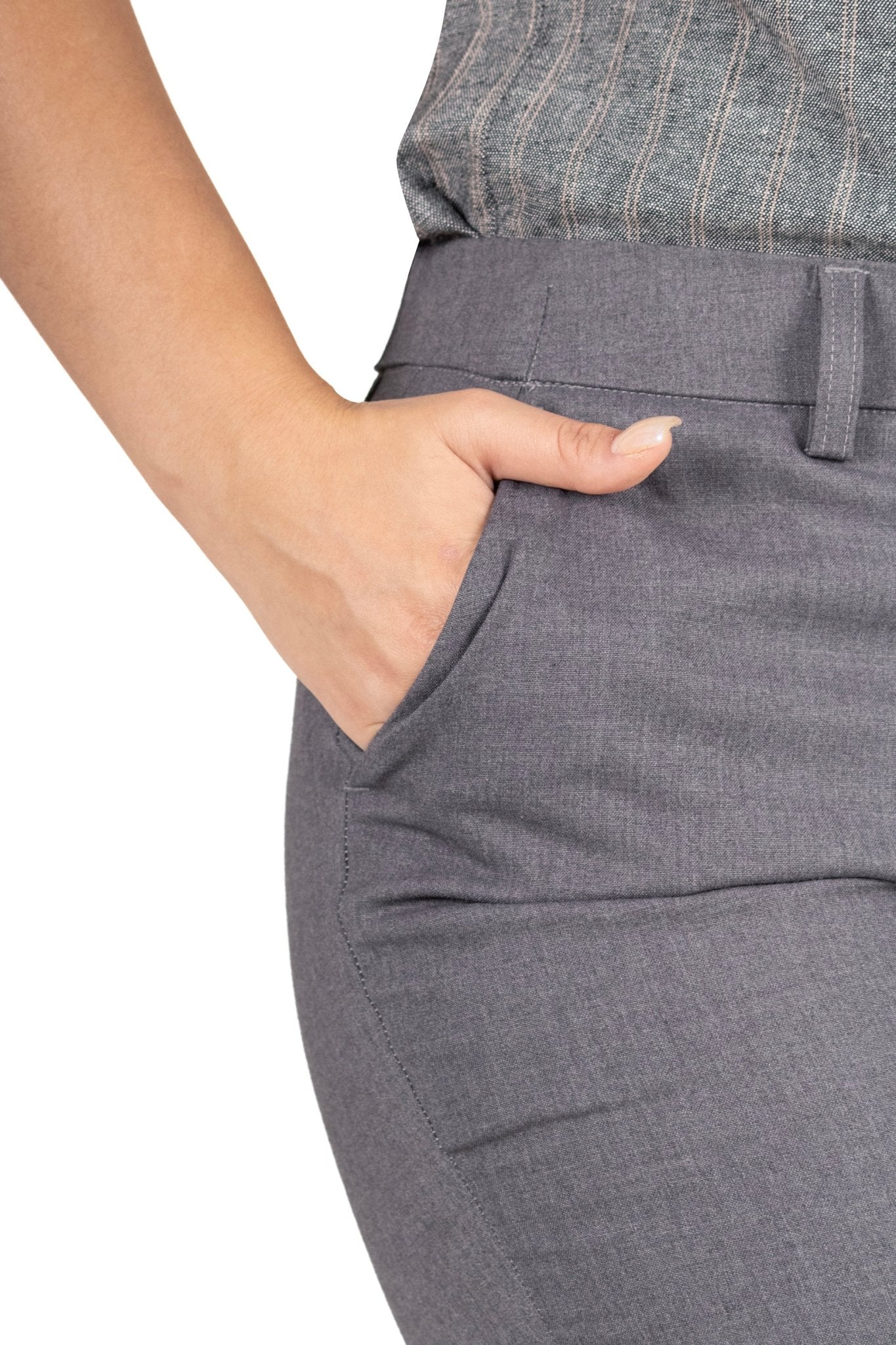 PANTALON RECTO VALENCIA DAMA #Color_Gris