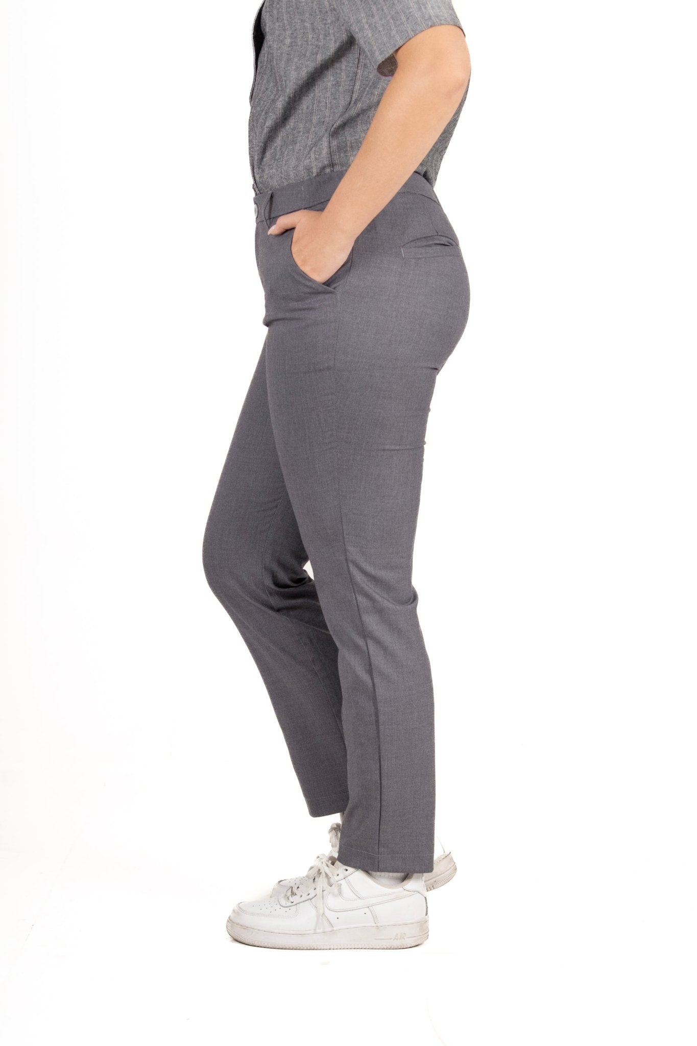 PANTALON RECTO VALENCIA DAMA #Color_Gris