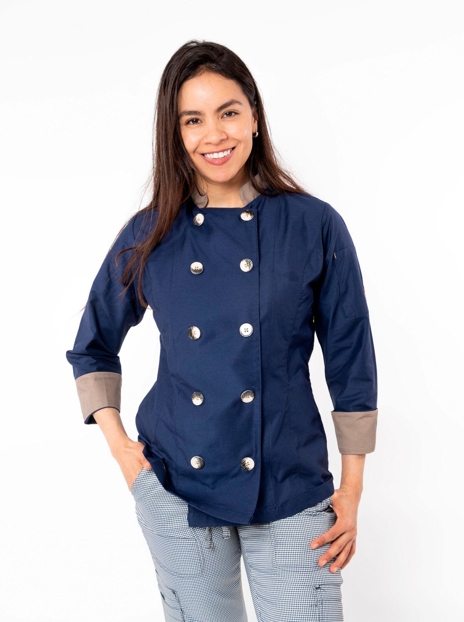 FILIPINA CHEF CORTE REGULAR MILÁN MUJER #Color_Azul Marino